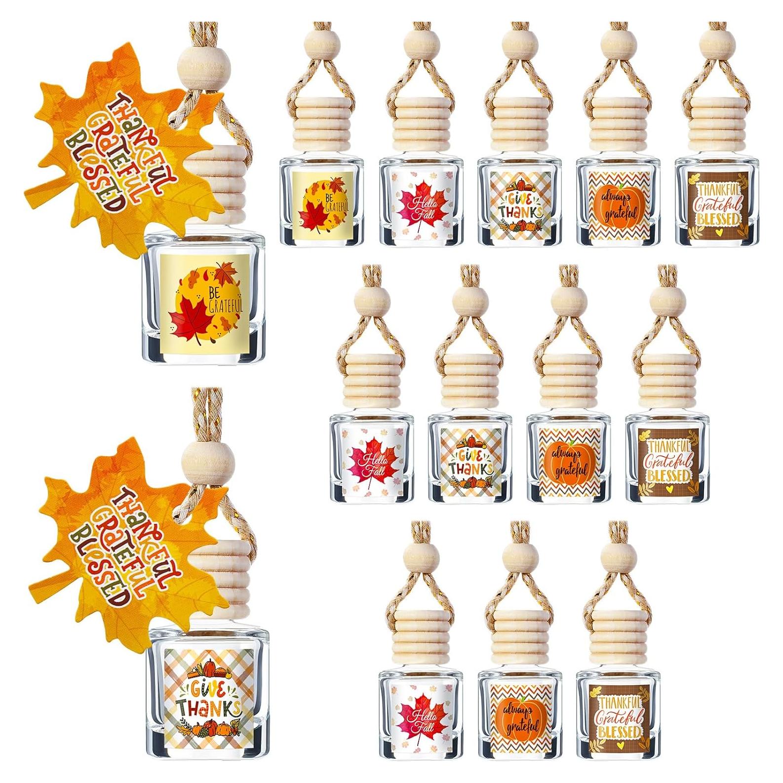 15 Difusores de Aire Colgantes Boao Acción de Gracias 10 ml