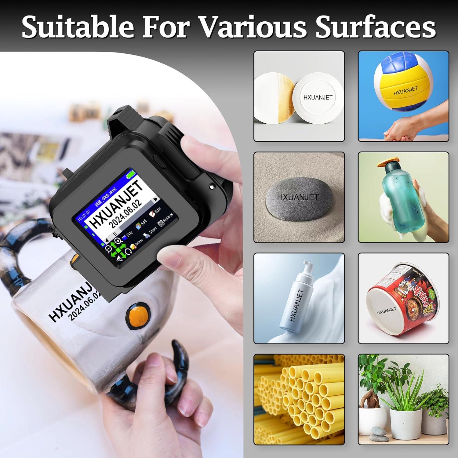 Impresora de Mano Portátil HXUANJET MINI127 600DPI Tinta