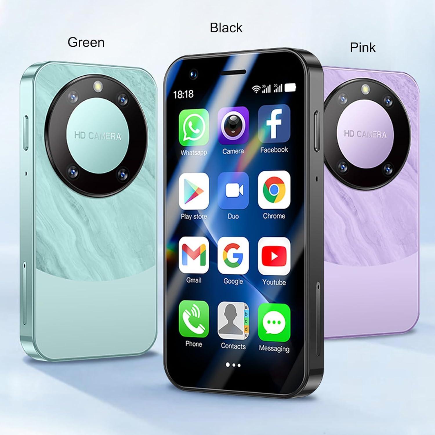 Mini Smartphone 3G Viqee MTK 32GB Android 8.1 2.55" Púrpura