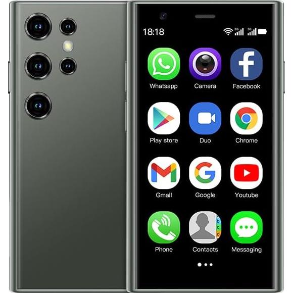 Mini Smartphone 4G SmlPrz Y23 PRO Doble SIM 2+16GB Verde