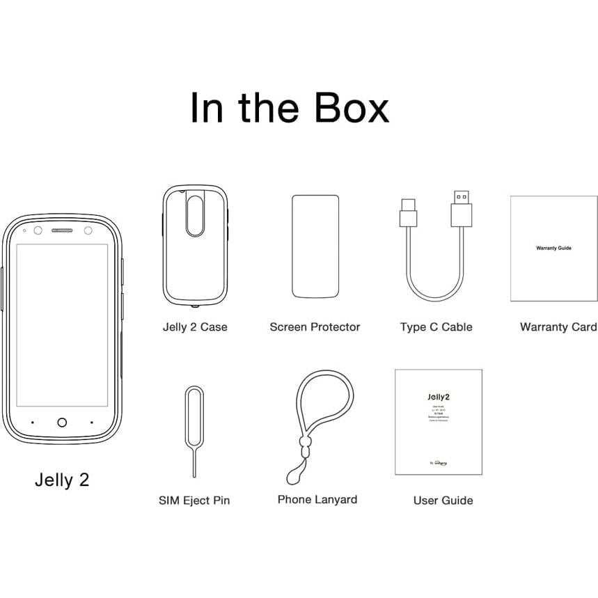 Smartphone Mini Unihertz Jelly 2 Android 11 6GB RAM 128GB Verde