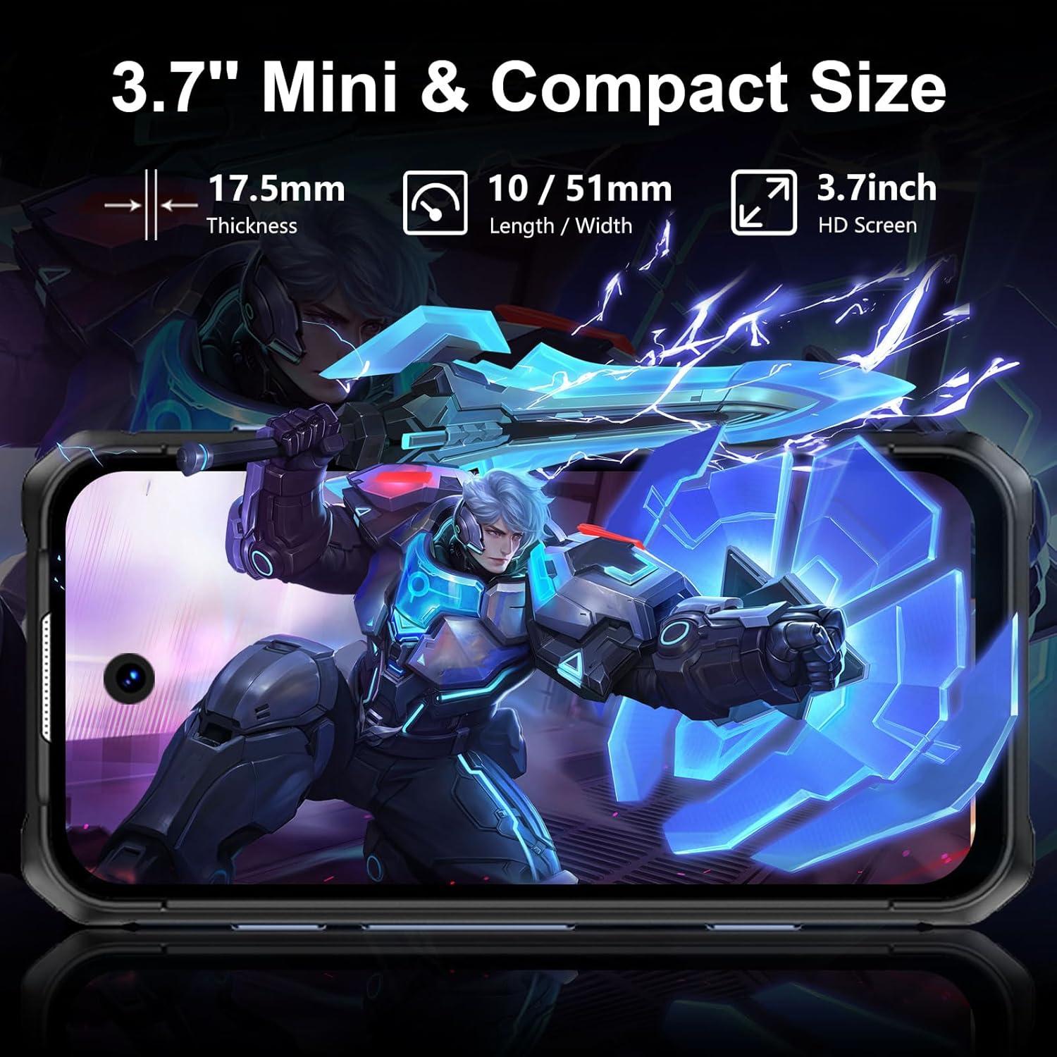 Mini Teléfono Rugged BLKE Max 4G 6GB+128GB IP68 Compacto