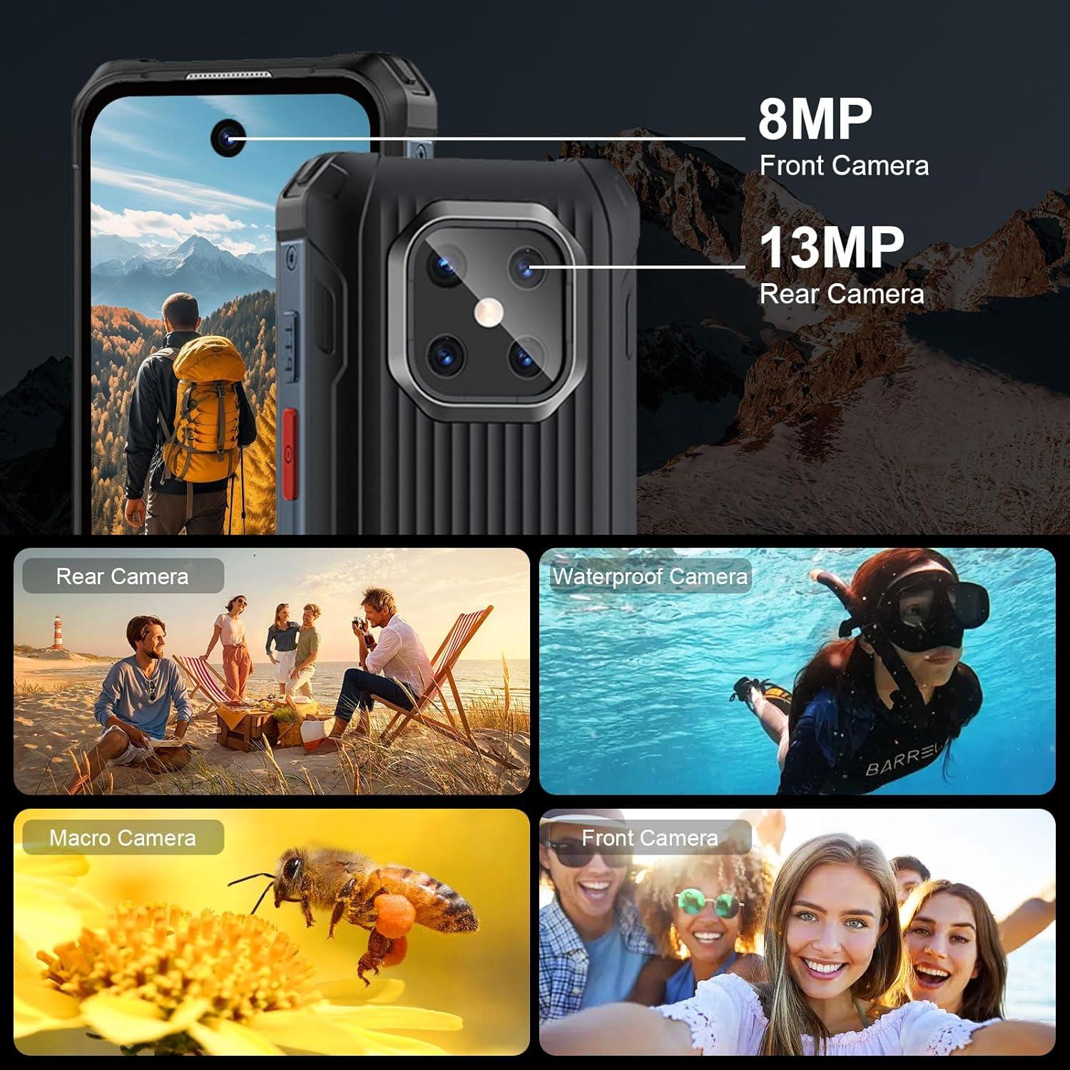 Mini Teléfono Rugged BLKE Max 4G 6GB+128GB IP68 Compacto