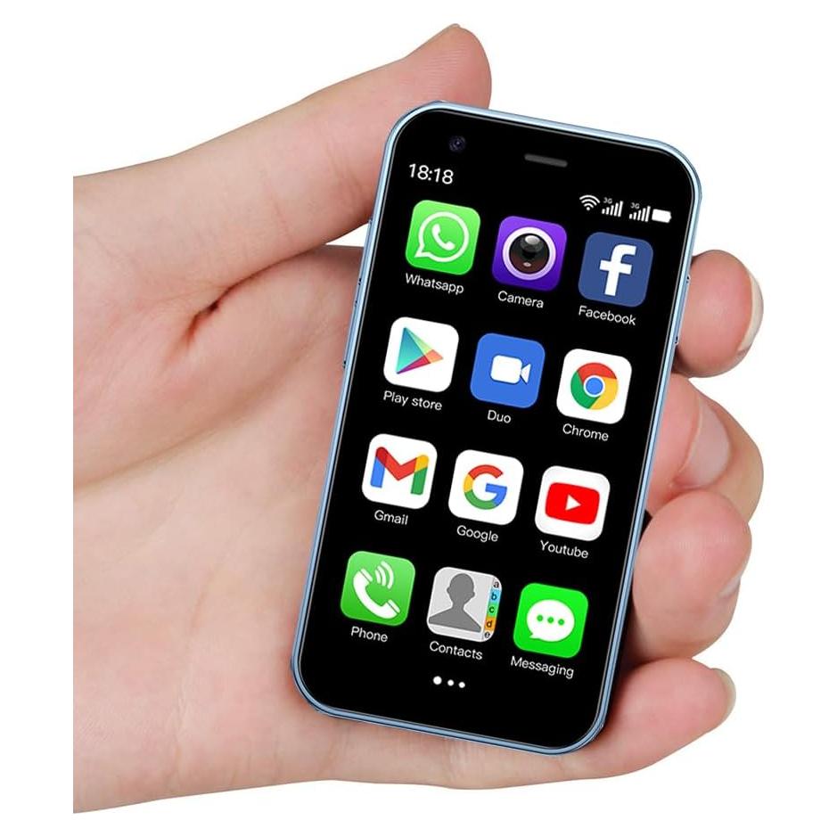 Mini Smartphone Android 8.1 Fosler 3" 2GB RAM 16GB Doble SIM Azul