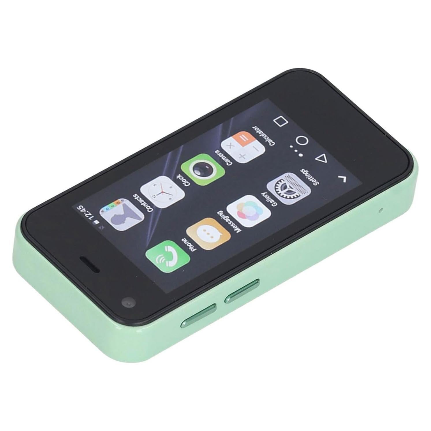 Smartphone Mini EBTOOLS 2.5" Quad Core 1GB 8GB 5MP Verde
