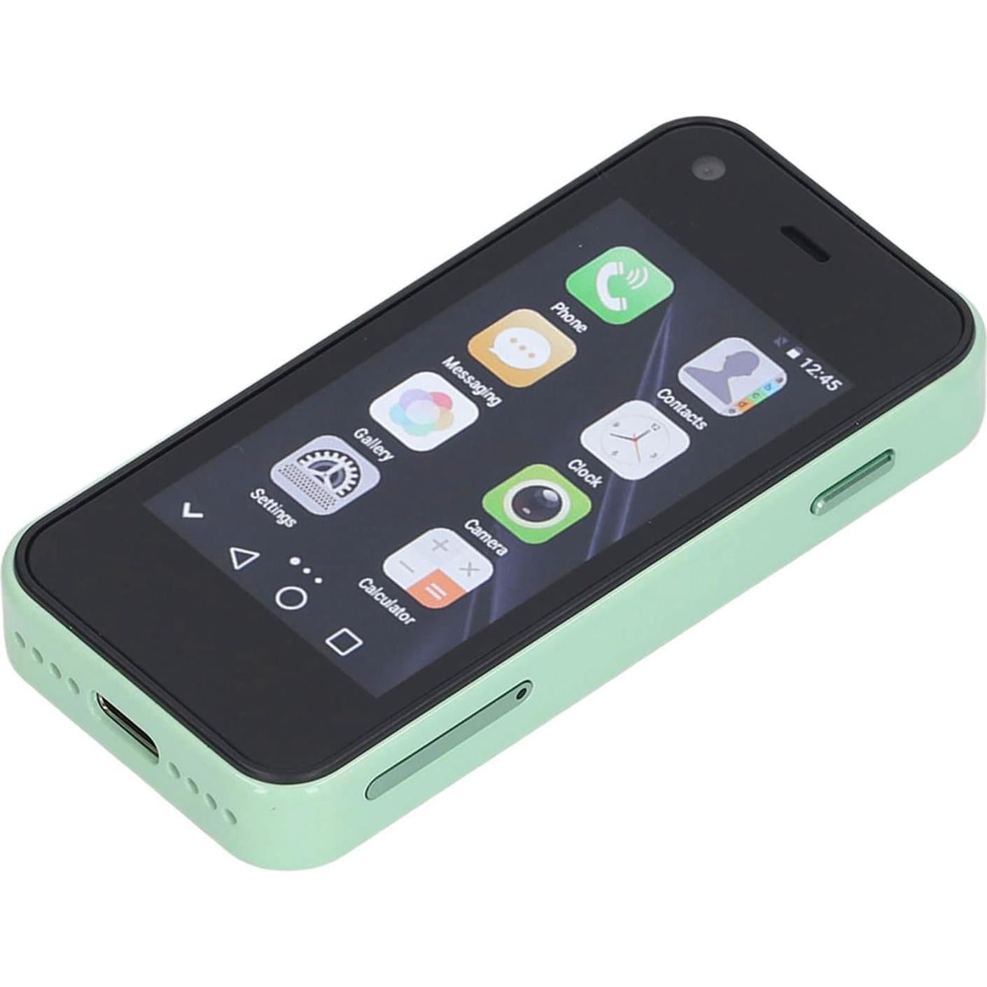 Smartphone Mini EBTOOLS 2.5" Quad Core 1GB 8GB 5MP Verde