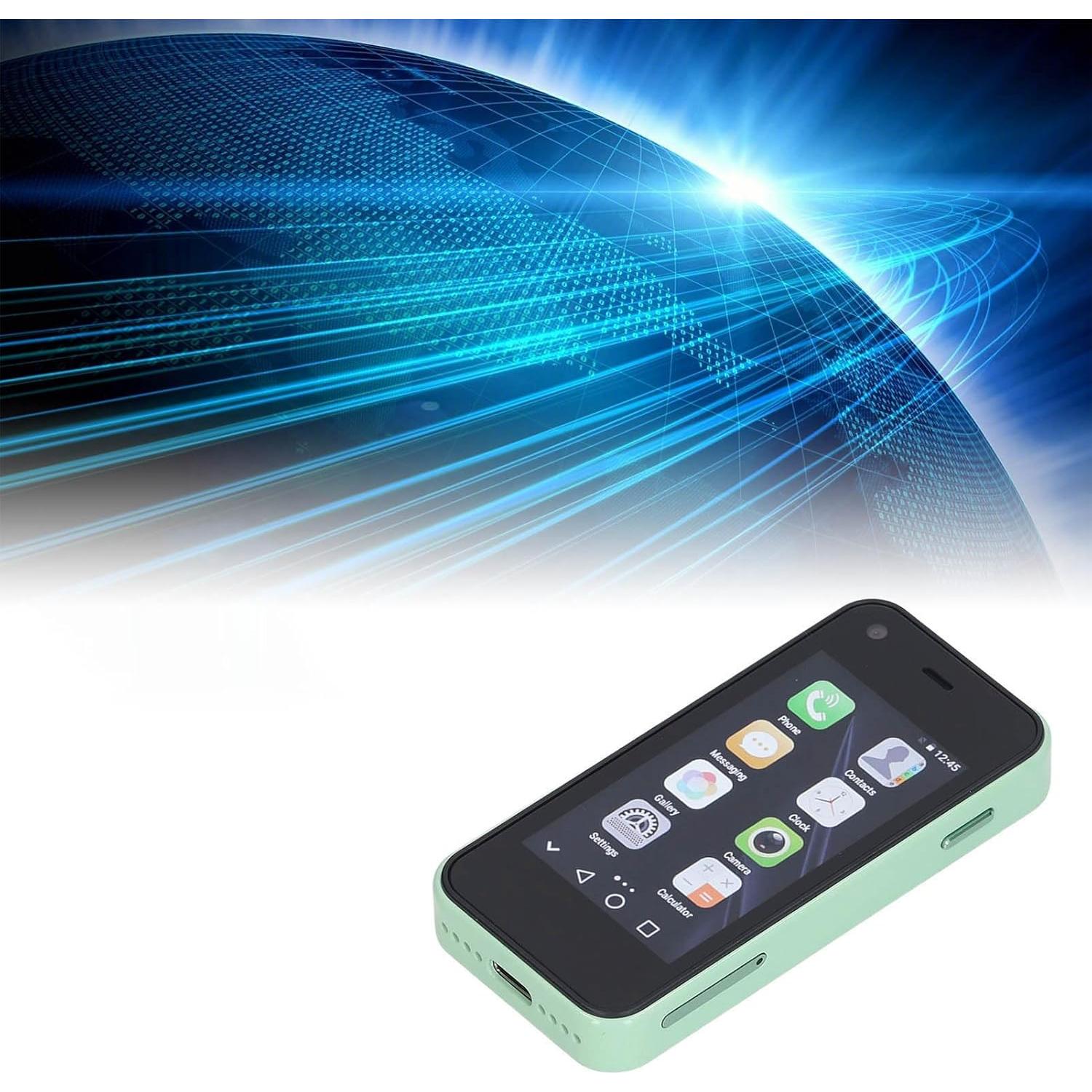 Smartphone Mini EBTOOLS 2.5" Quad Core 1GB 8GB 5MP Verde