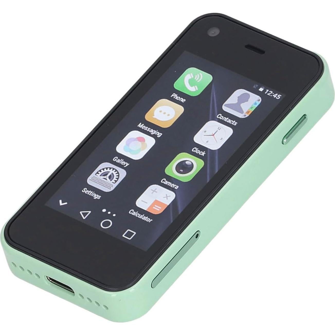 Smartphone Mini EBTOOLS 2.5" Quad Core 1GB 8GB 5MP Verde