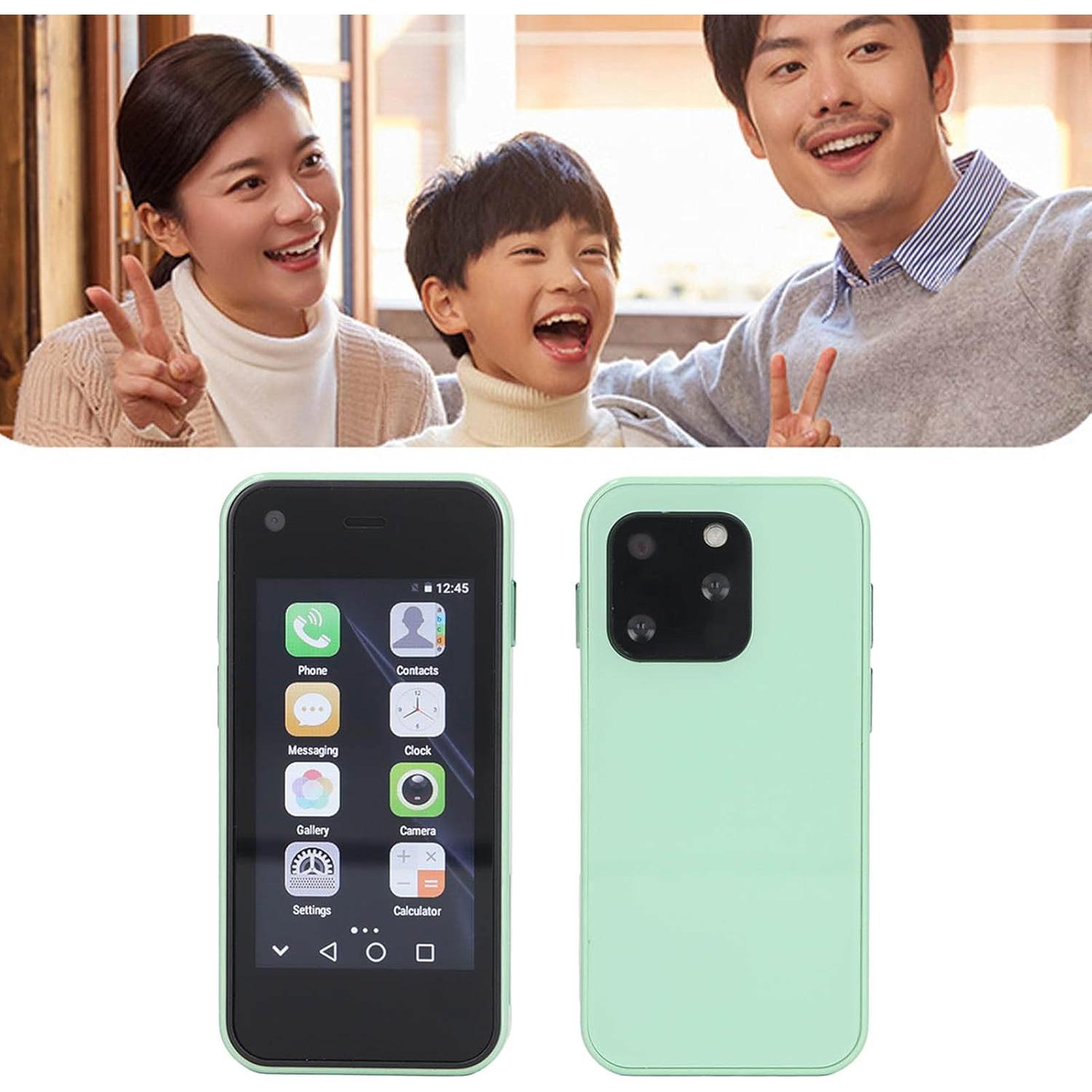 Yunseity Mini Smartphone 3G Verde 2.5" Android 1GB 8GB
