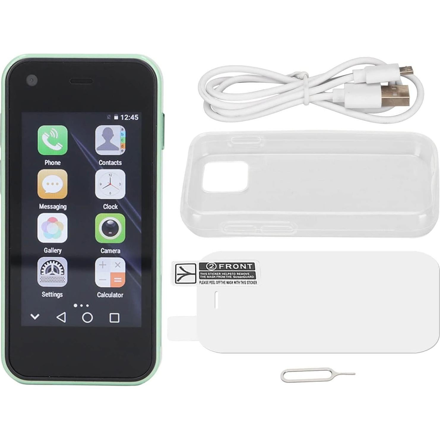 Yunseity Mini Smartphone 3G Verde 2.5" Android 1GB 8GB