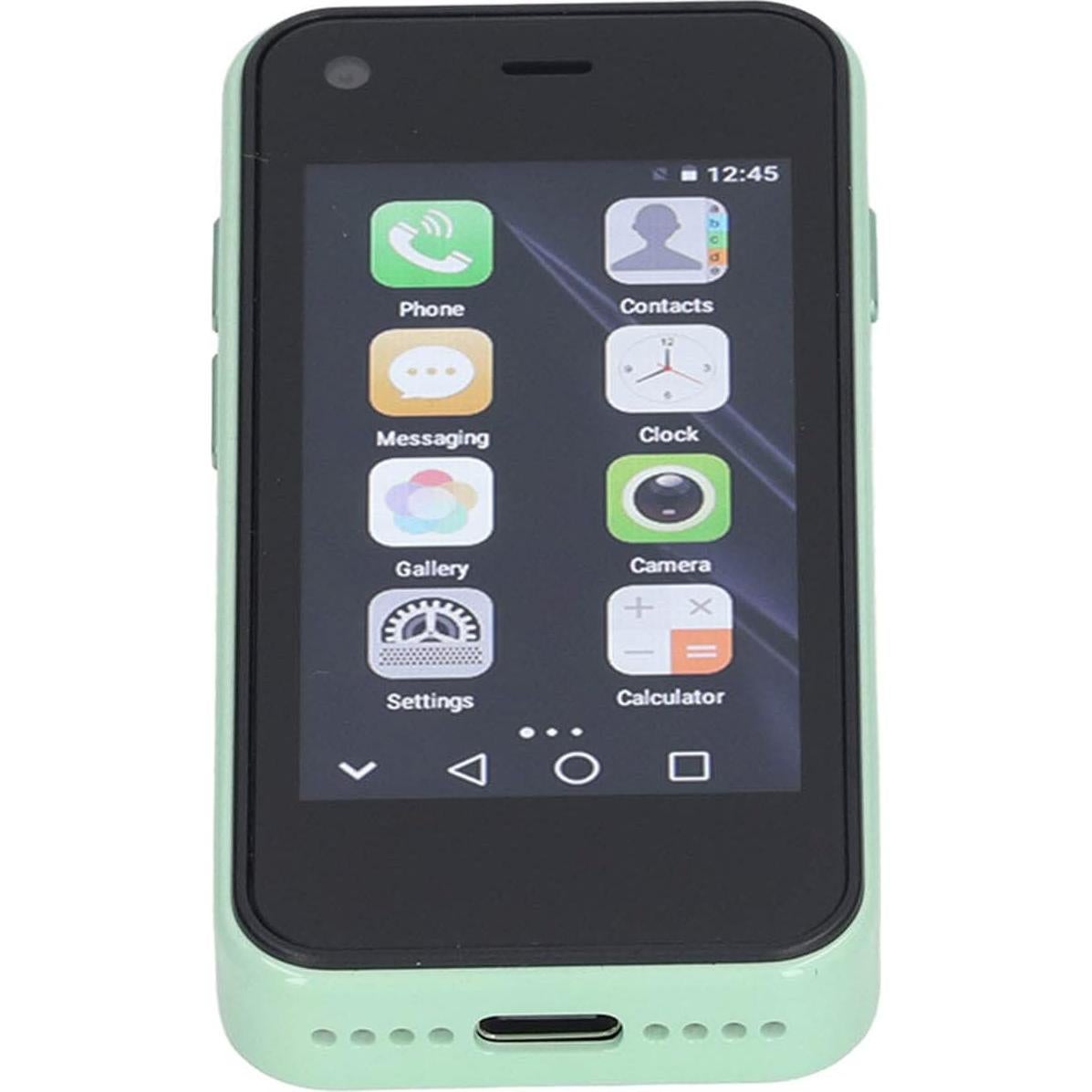 Yunseity Mini Smartphone 3G Verde 2.5" Android 1GB 8GB