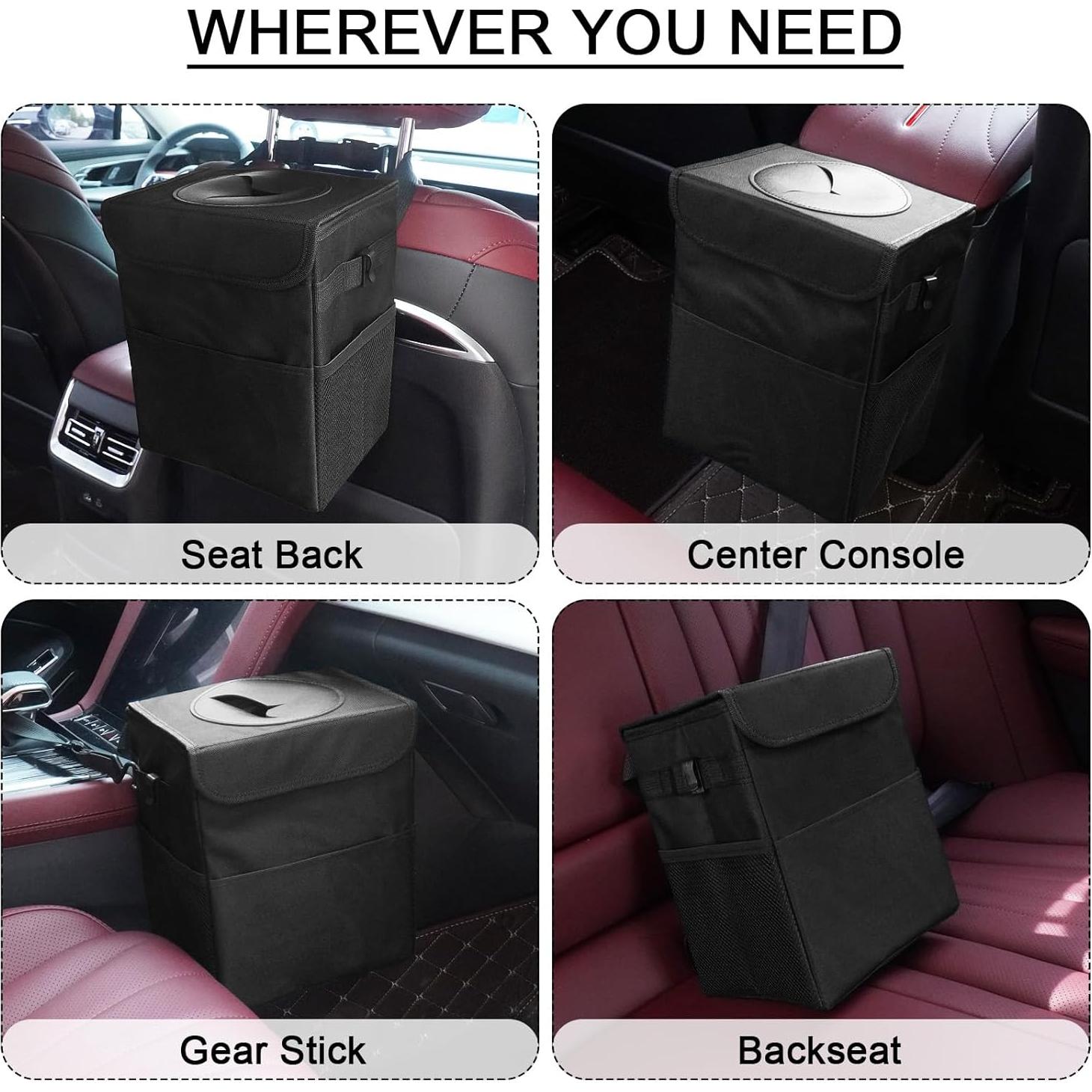 Bote de Basura Plegable para Auto LCMWHOP - Impermeable 45.7cm