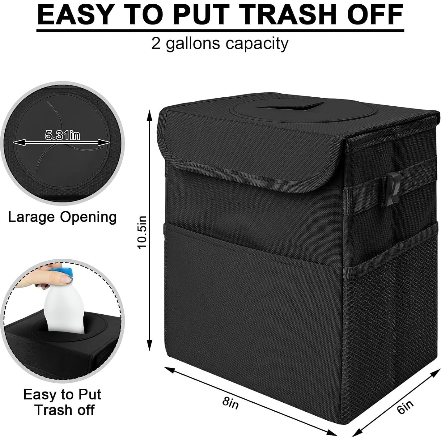 Bote de Basura Plegable para Auto LCMWHOP - Impermeable 45.7cm