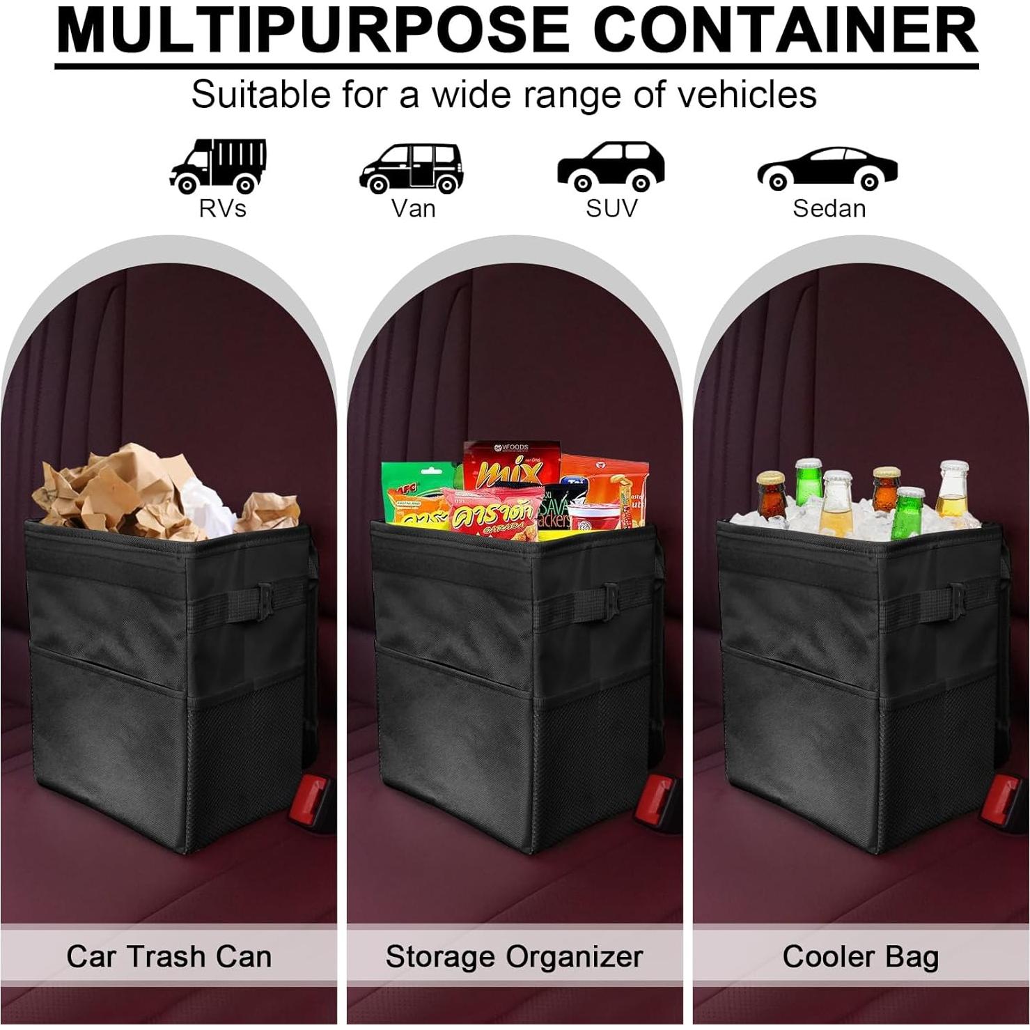 Bote de Basura Plegable para Auto LCMWHOP - Impermeable 45.7cm