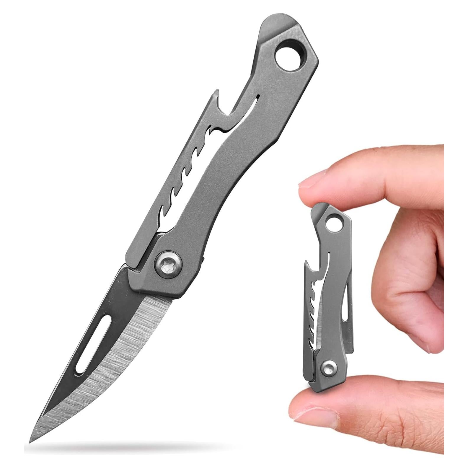 Cuchillo de Llavero Joycube TITANIUM02 Plegable 4.49cm