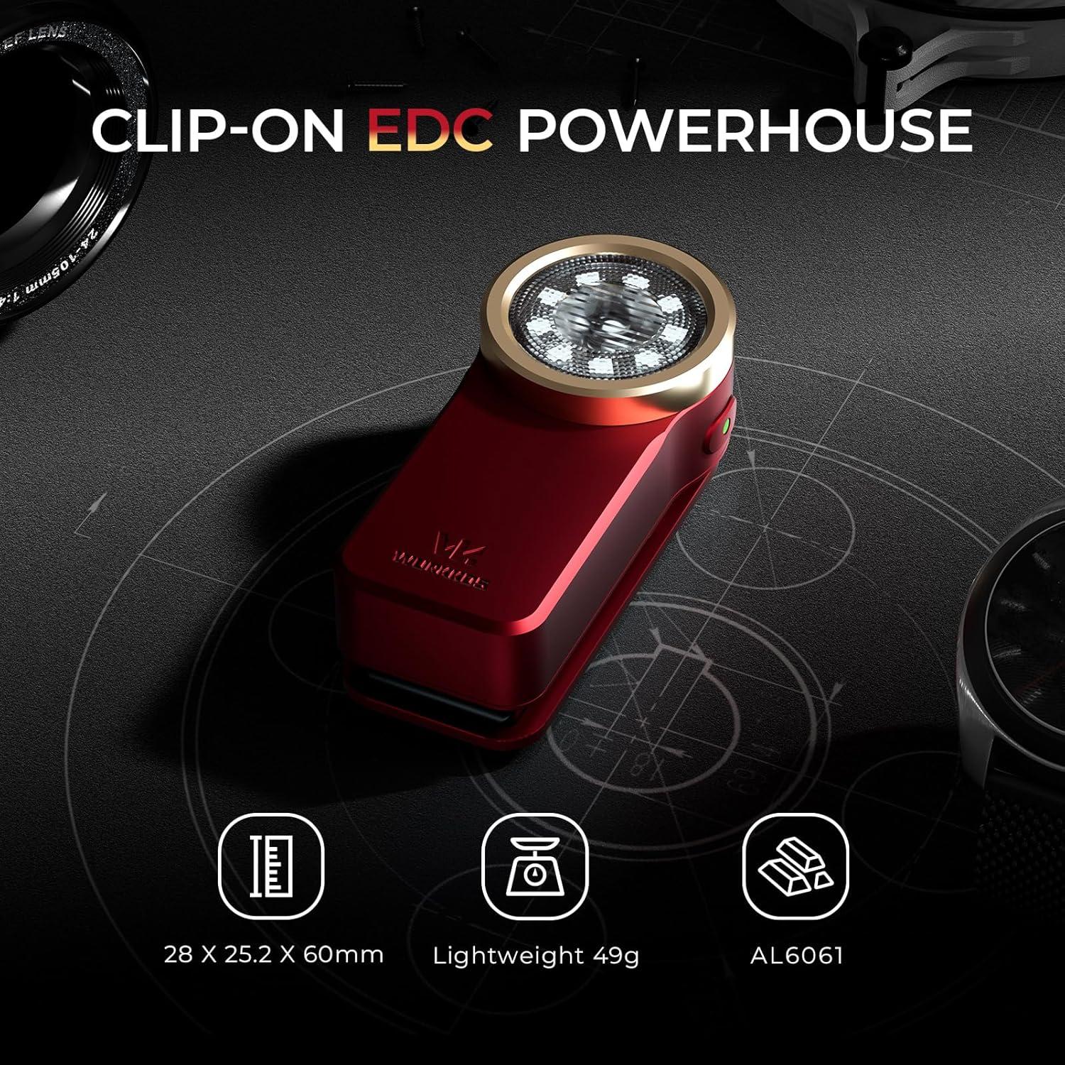 Linterna Recargable Wurkkos HD03 680 Lúmenes IPX6 Mini