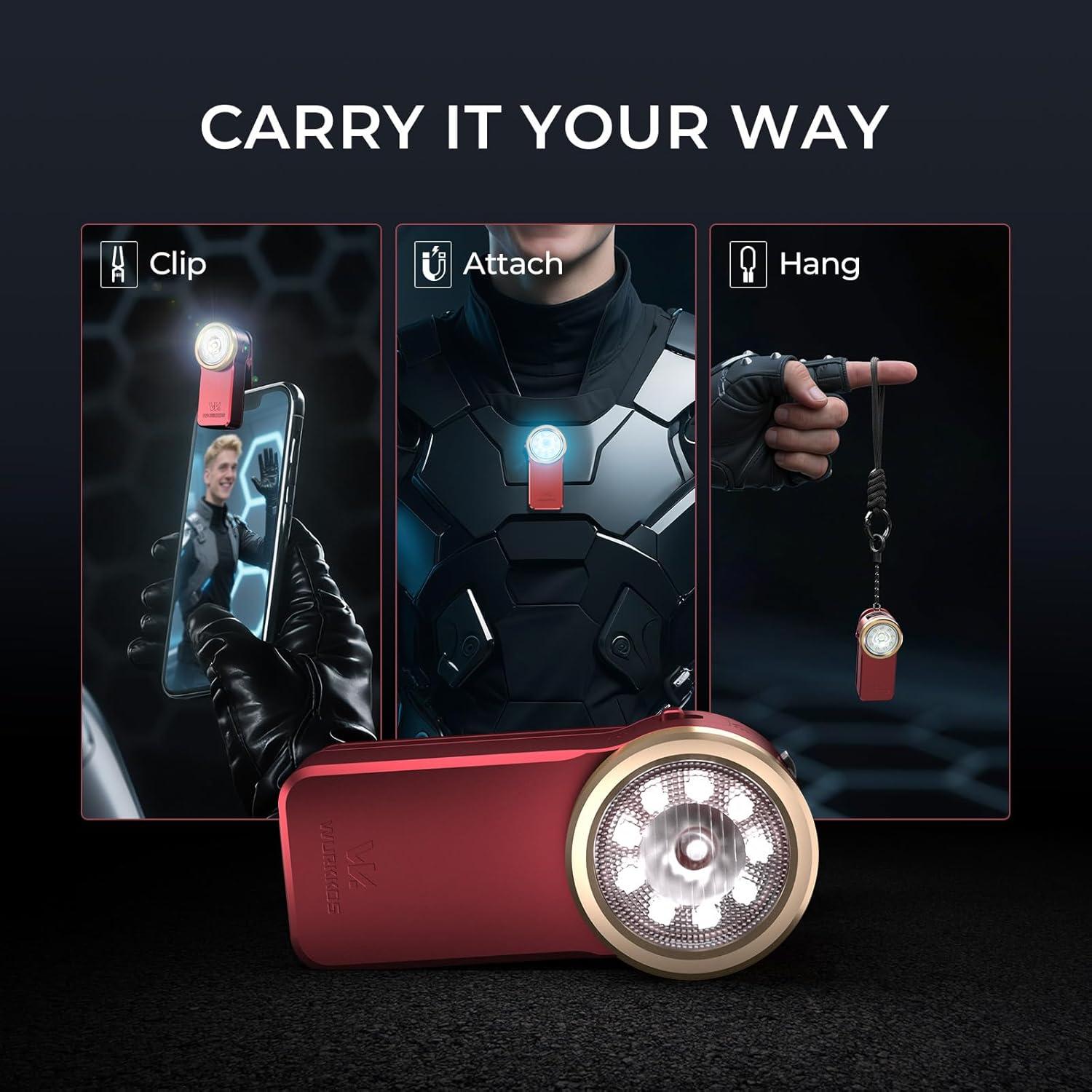 Linterna Recargable Wurkkos HD03 680 Lúmenes IPX6 Mini