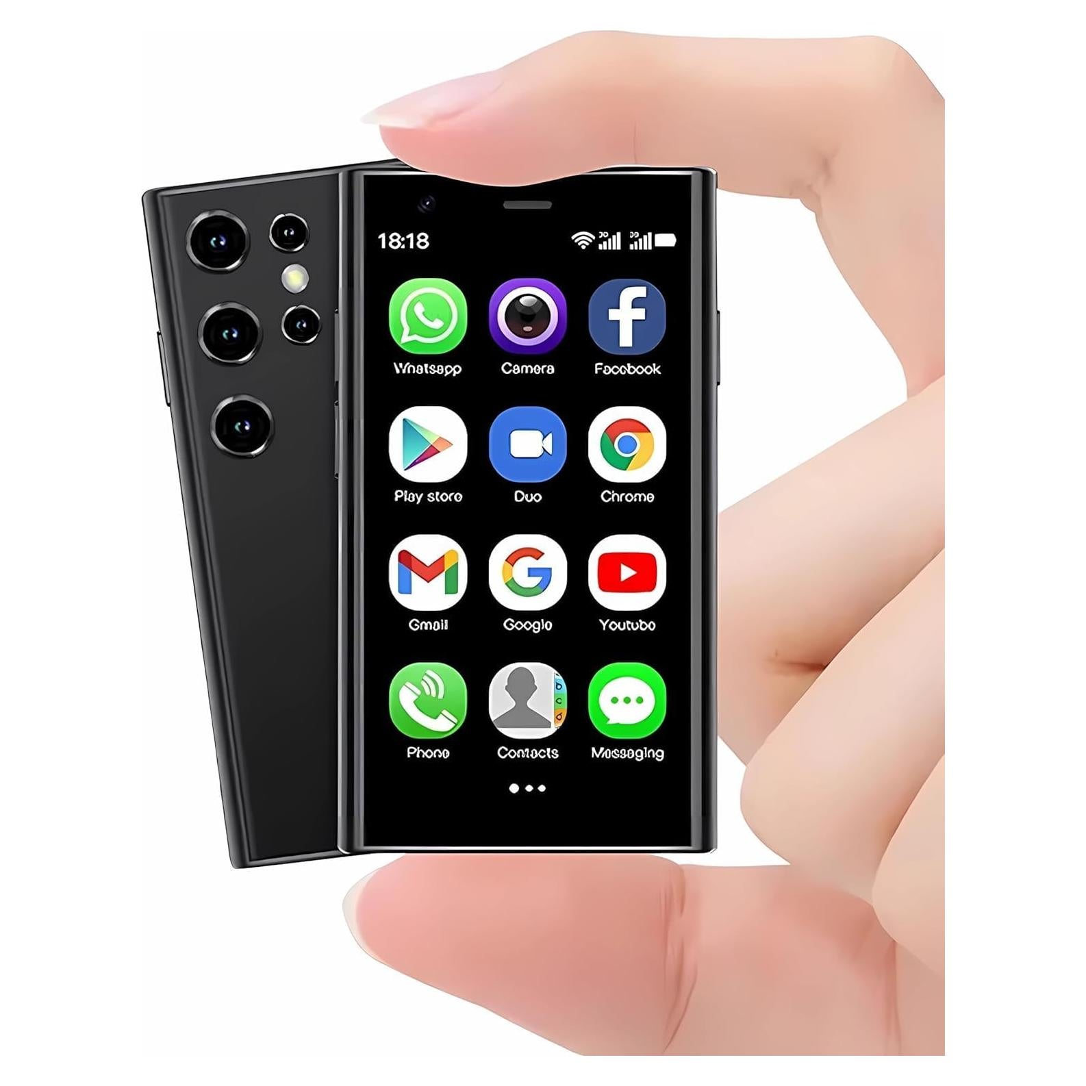 Mini Teléfono Celular Desbloqueado Broisae S23Pro 3G 2GB RAM