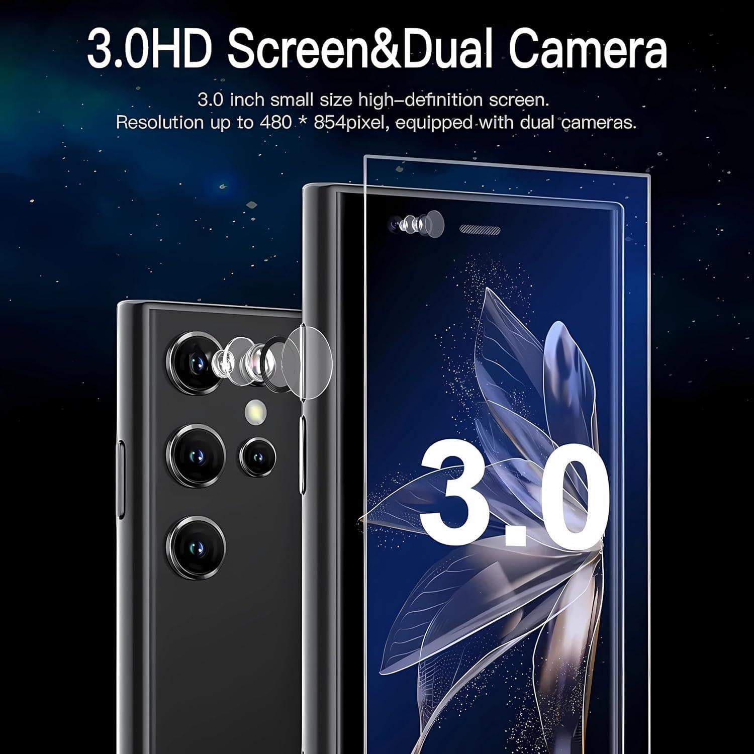 Mini Teléfono Celular Desbloqueado Broisae S23Pro 3G 2GB RAM