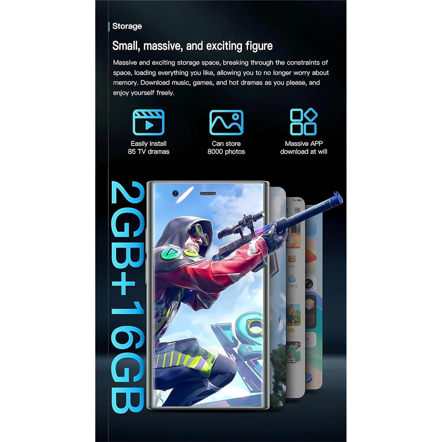 Mini Teléfono Celular Desbloqueado Broisae S23Pro 3G 2GB RAM