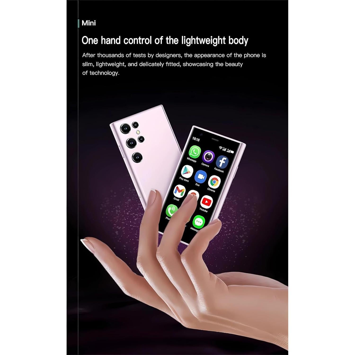 Mini Teléfono Celular Desbloqueado Broisae S23Pro 3G 2GB RAM