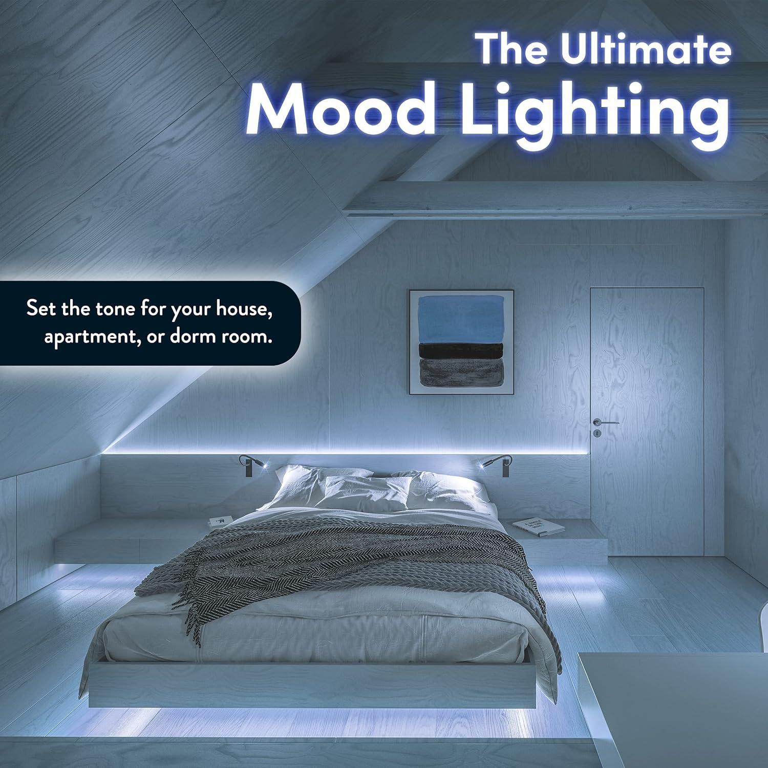 Tira de Luz LED USB Power Practical 5m para TV 60-80" Blanca