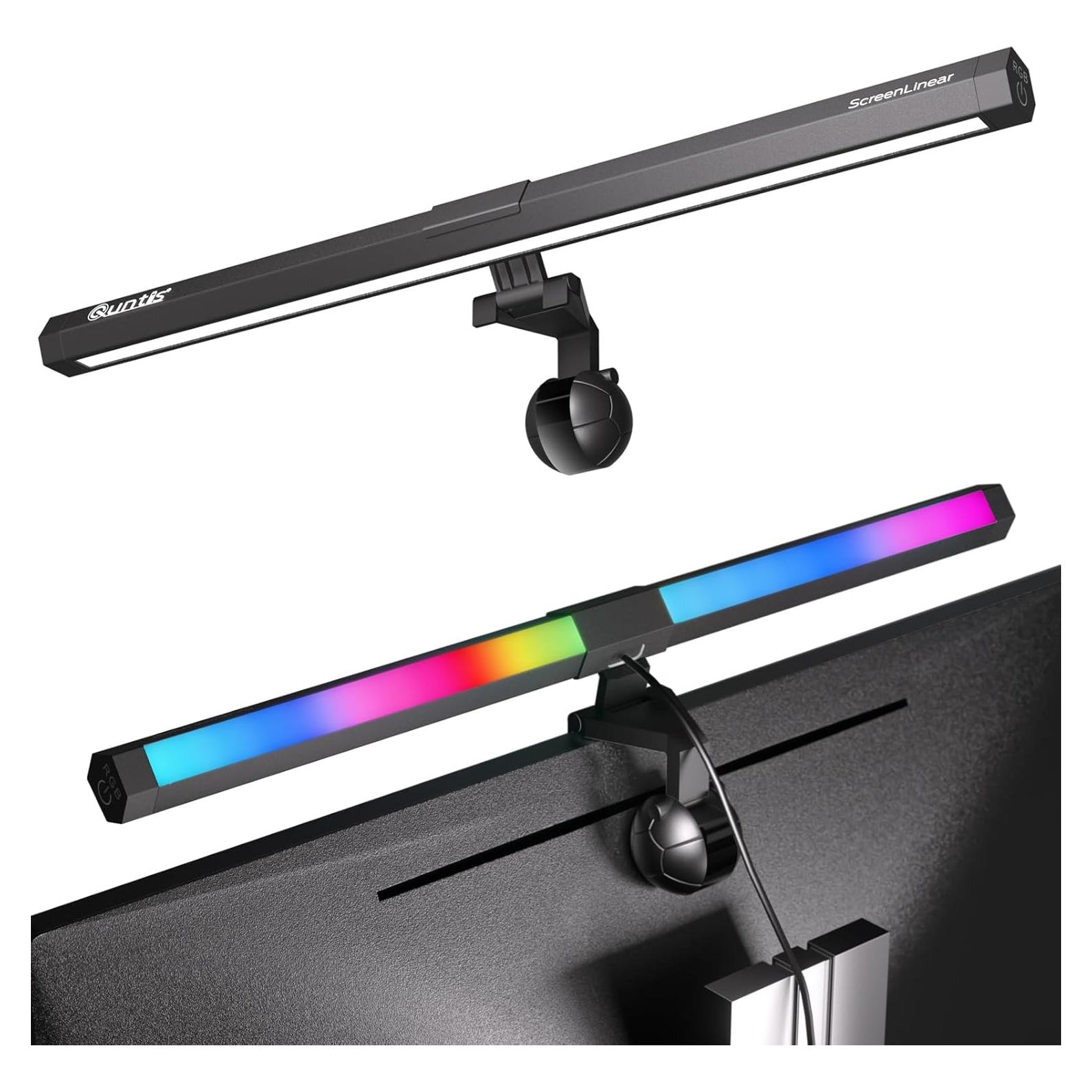 Barra de Luz para Monitor Quntis RGB 39.9 cm Ajustable