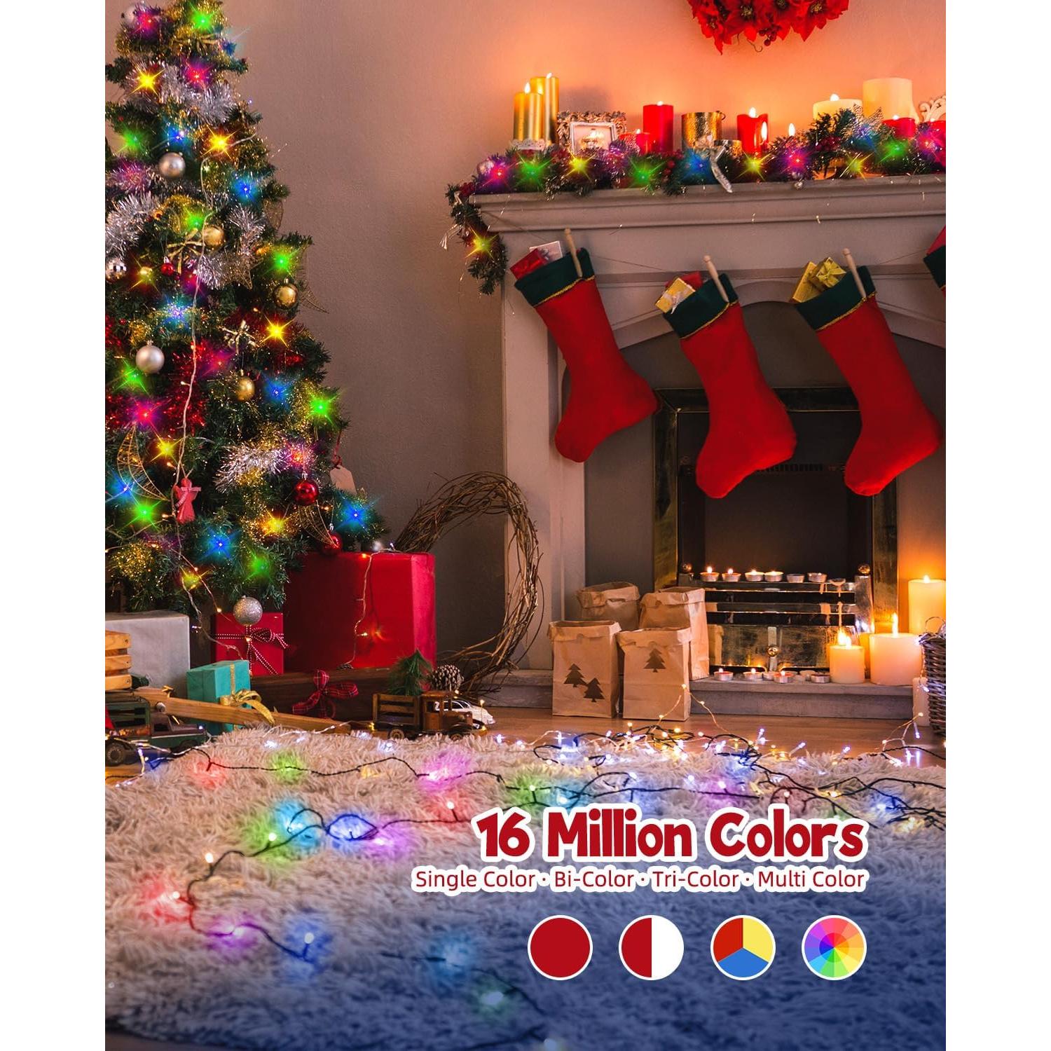 Luces de Navidad Inteligentes 20m 200 LED RGB Minetom