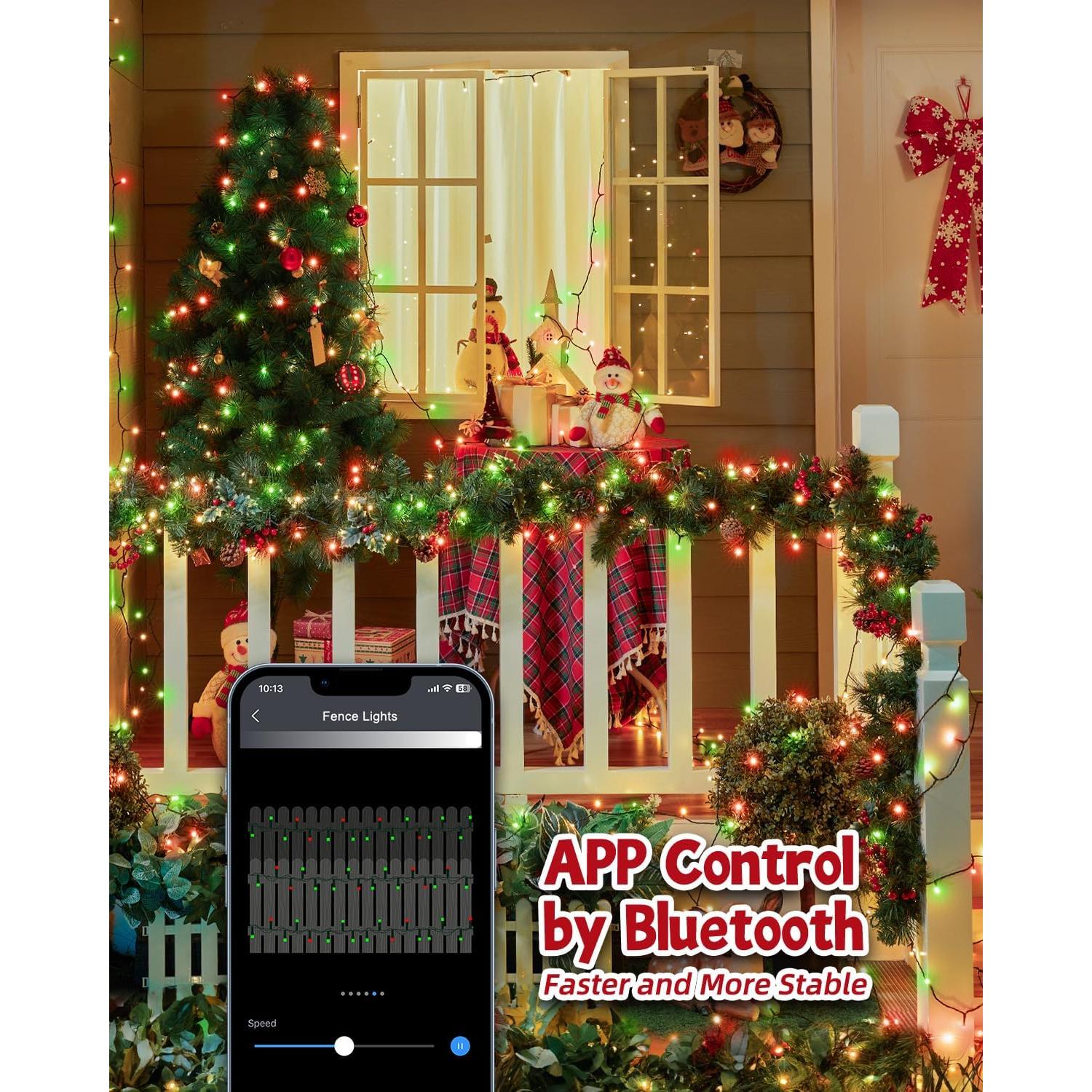 Luces de Navidad Inteligentes 20m 200 LED RGB Minetom