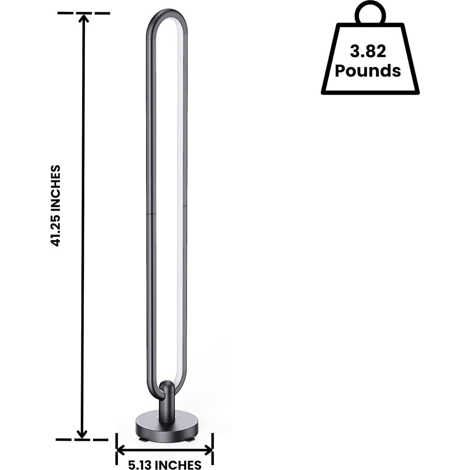 Lámpara de Pie LED Denver DLD-CL-FW09 20W RGBW Control Remoto