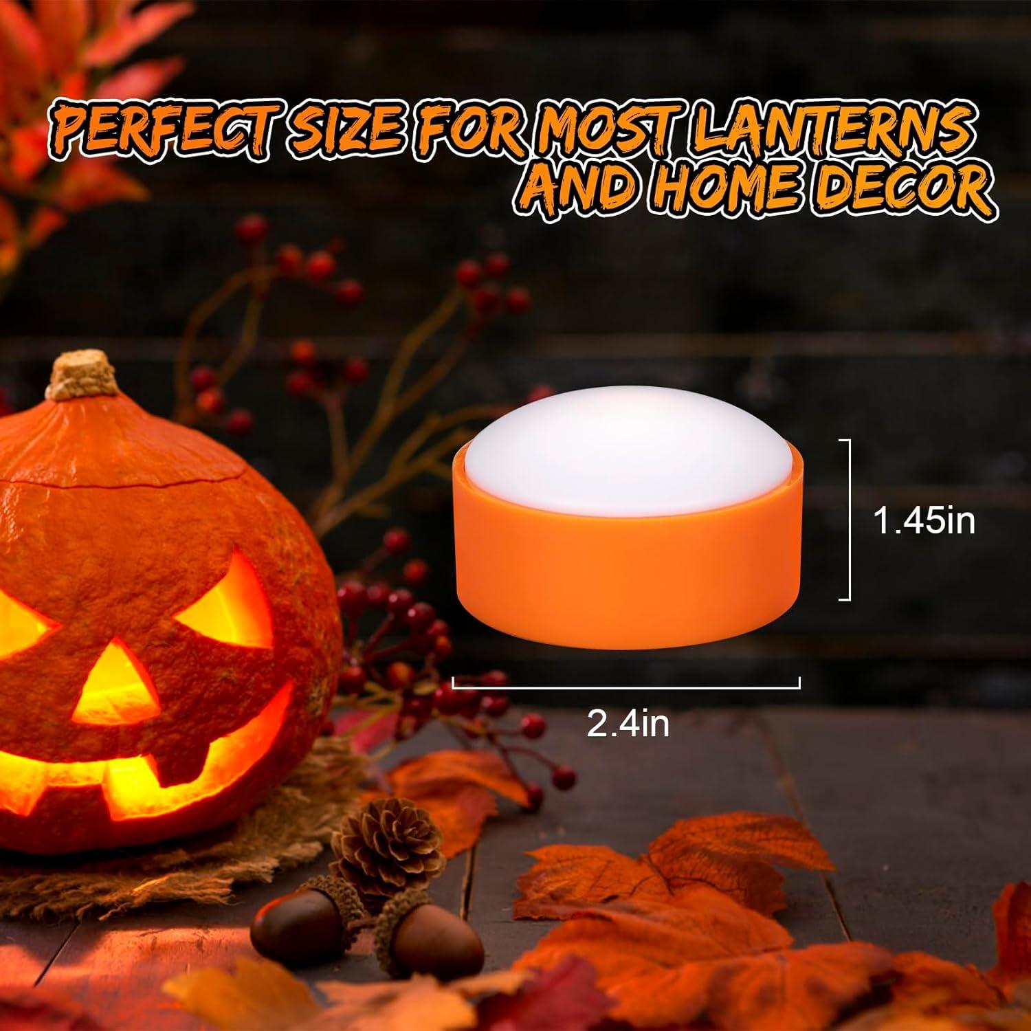 Linternas LED de Calabaza LUNSY RGB - Paquete de 6 con Control Remoto