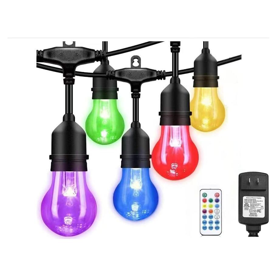 Luces de Cadena LED RGB Auroraworld 10.67M con Control Remoto