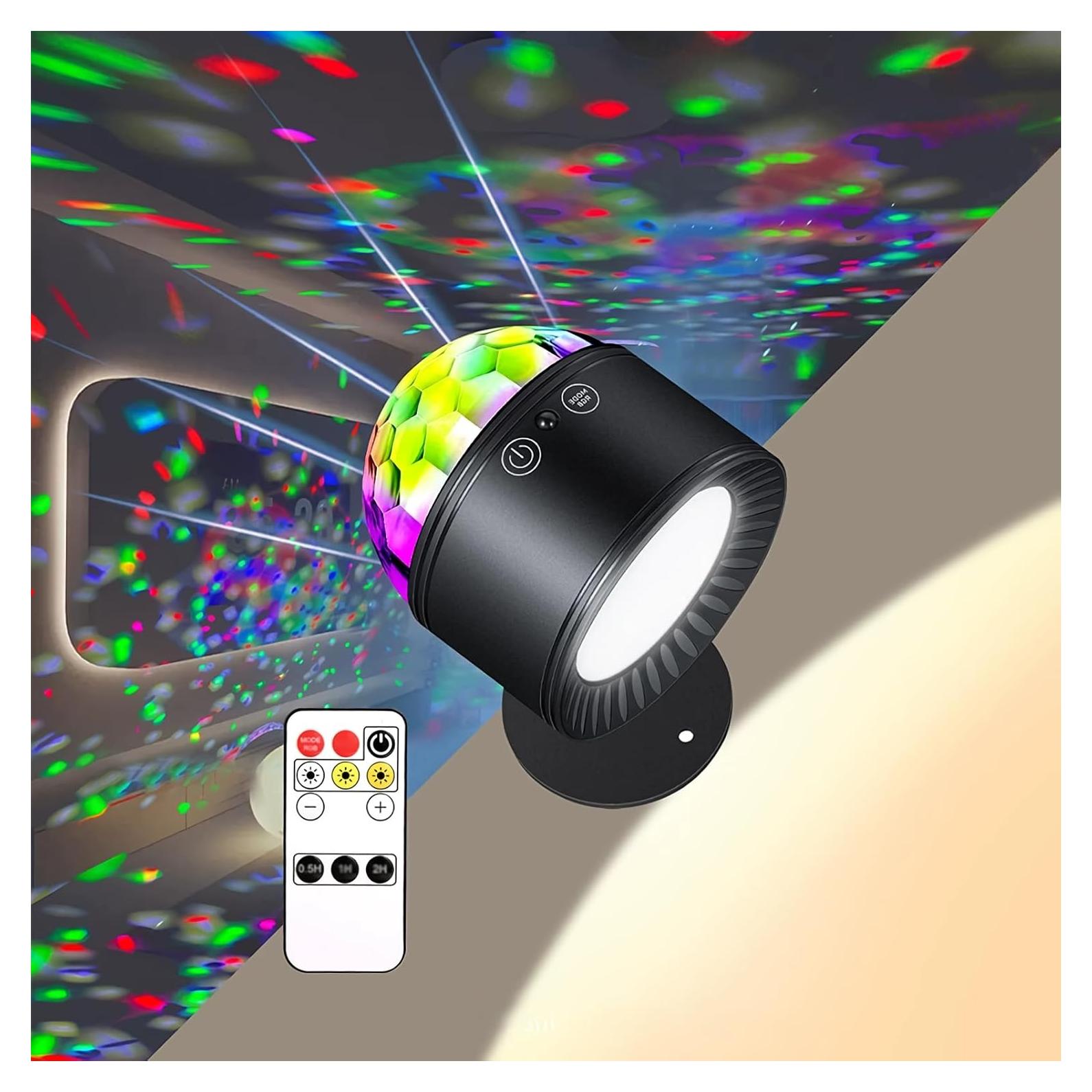 Luz de Bola de Espejo GOUTOOL con Control Remoto RGB 2500mAh