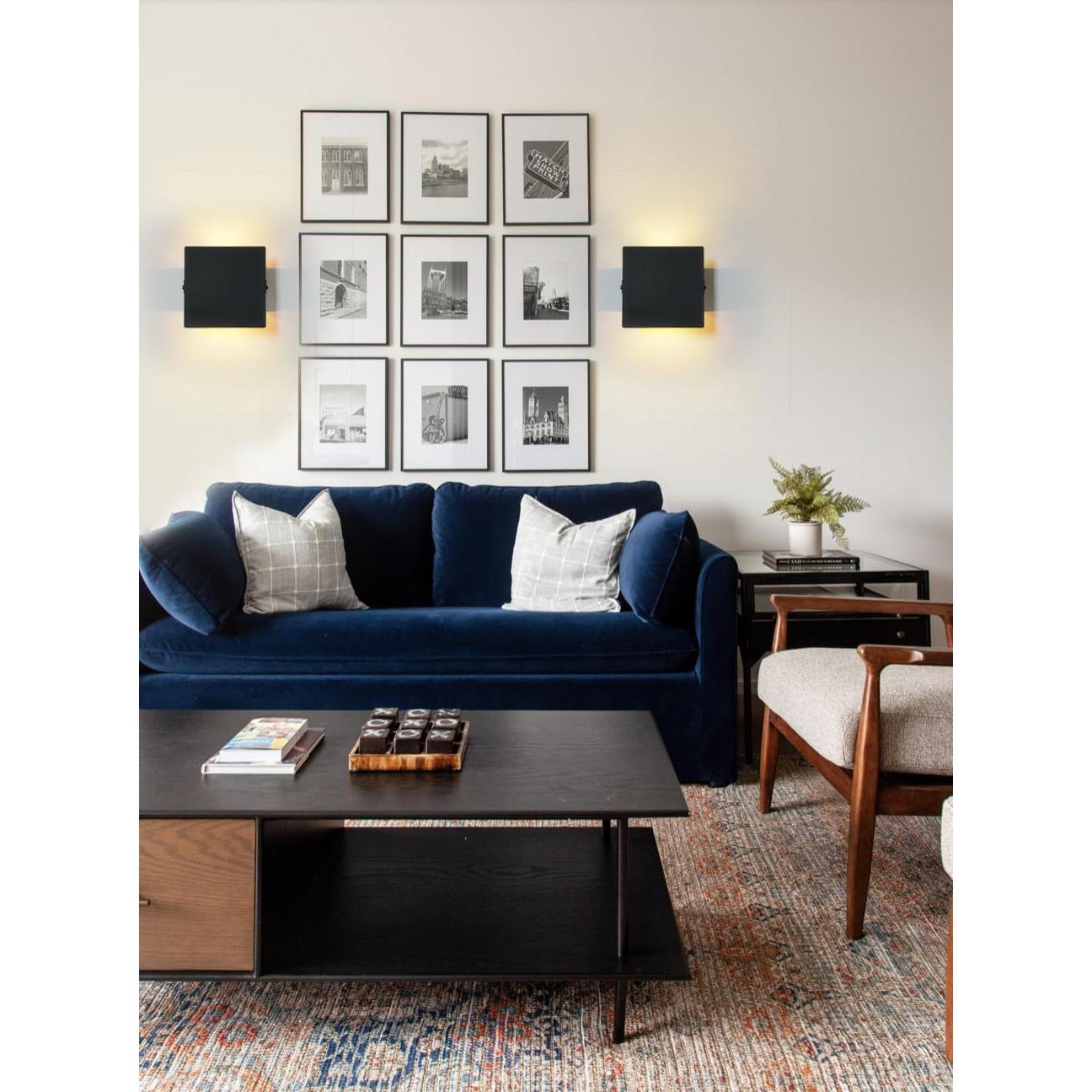 Apliques de Pared LED HEQIQEH RGB Inalámbricos 2-Pack