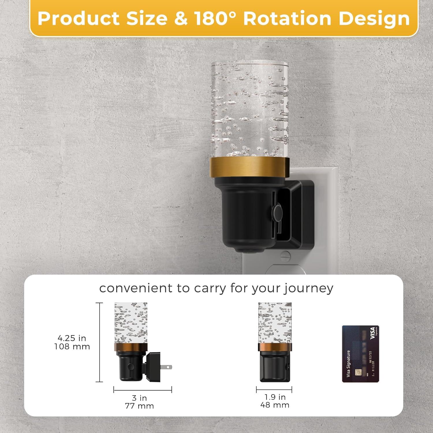 Luz Nocturna LED Regulable LOHAS 2 Paquete RGB con Sensor