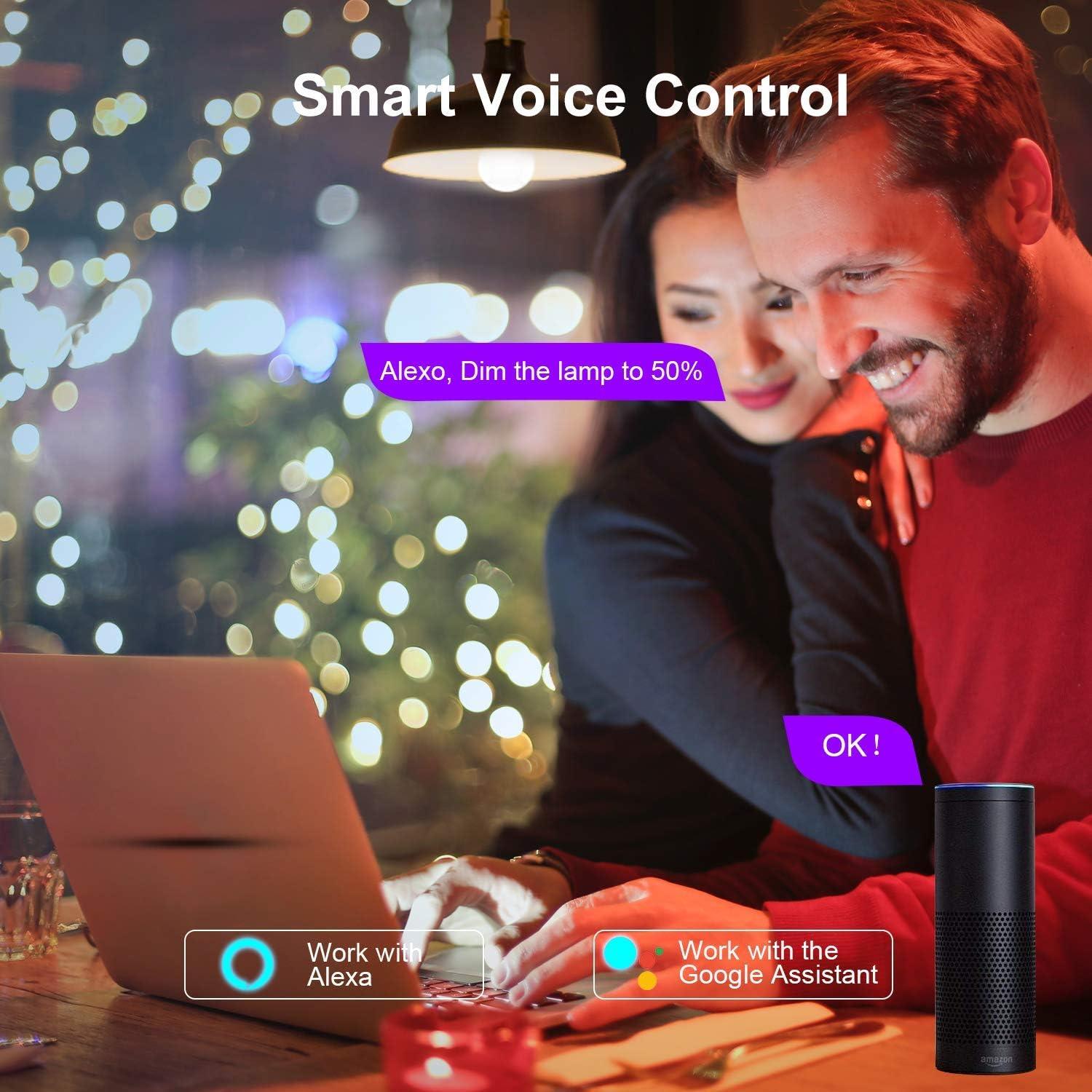 Bombilla Inteligente Boxlood RGB 7W E26 Paquete de 6