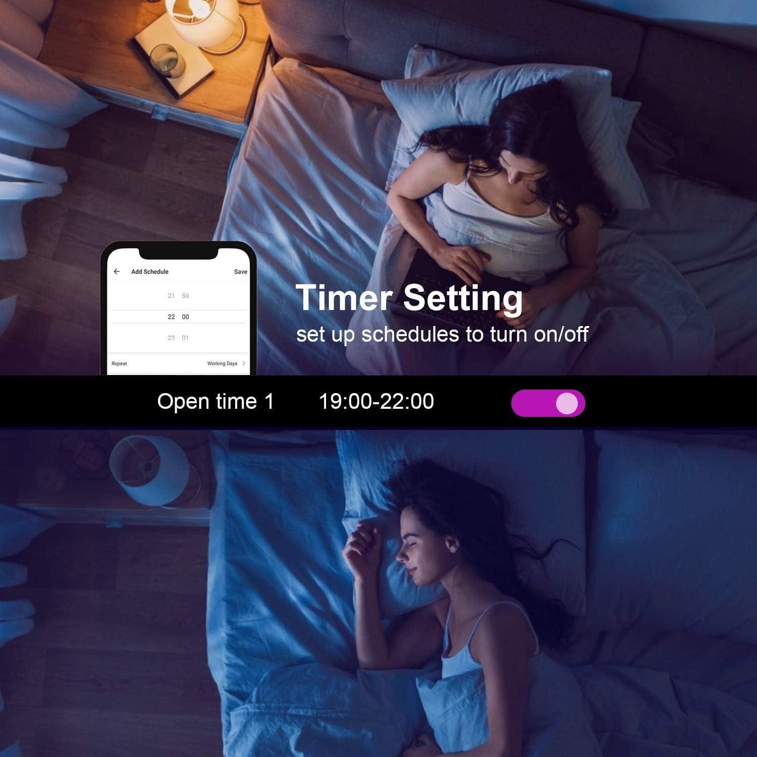 Bombilla Inteligente Boxlood RGB 7W E26 Paquete de 6