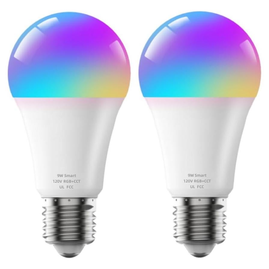 Bombillas LED Inteligentes Somto A19 E26 10W RGB+CCT Bluetooth (2)