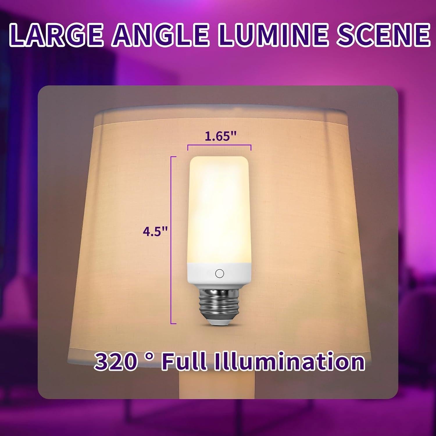 Bombillas Recargables RGB BWKVH 2PK con Control Remoto