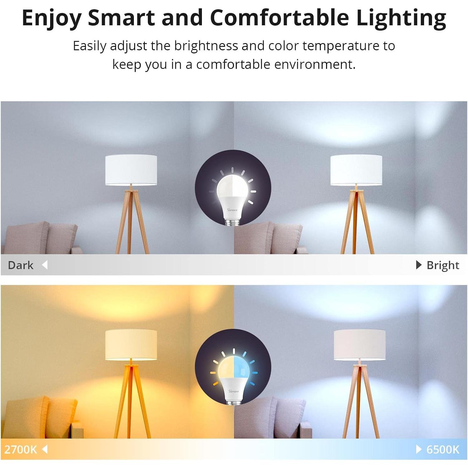 Bombilla Inteligente LED SONOFF B05-BL-A19 RGB 9W Control APP