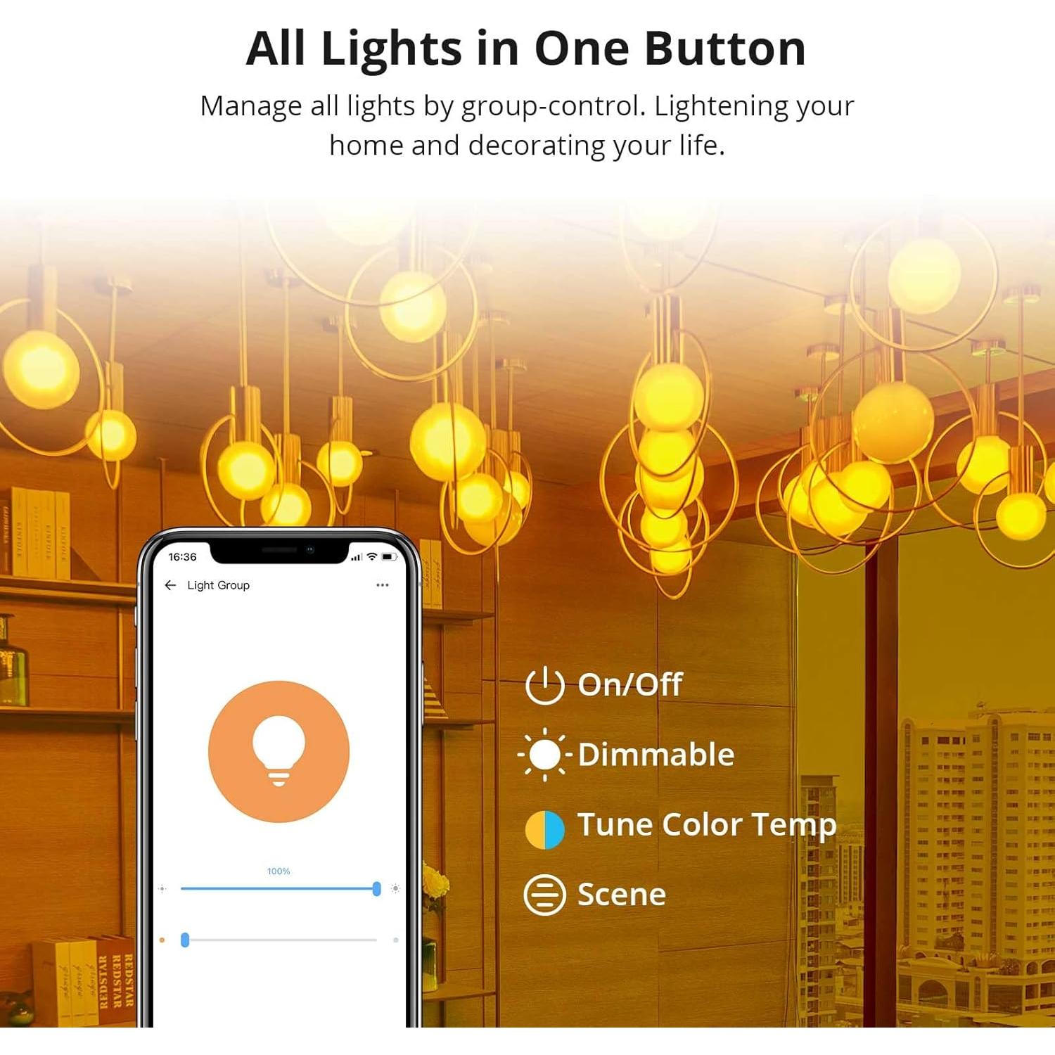Bombilla Inteligente LED SONOFF B05-BL-A19 RGB 9W Control APP