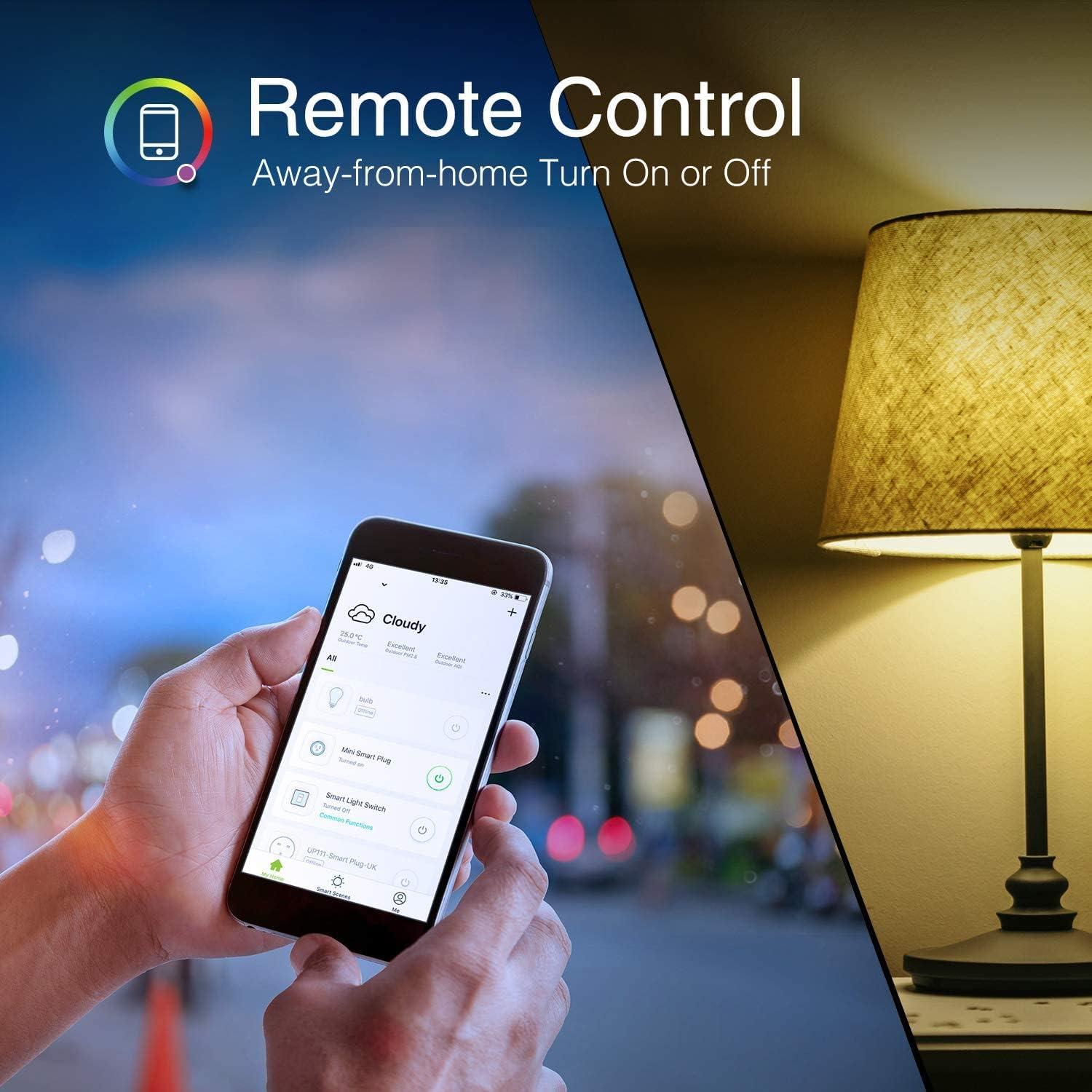 Bombilla Inteligente Beantech A19 RGB 8W WiFi Paquete de 6