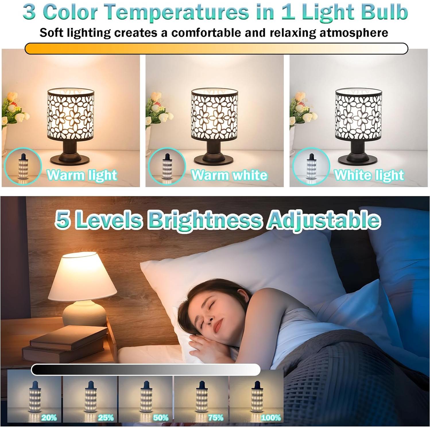 Bombillas de Emergencia Recargables Nekhung 10000mAh RGB