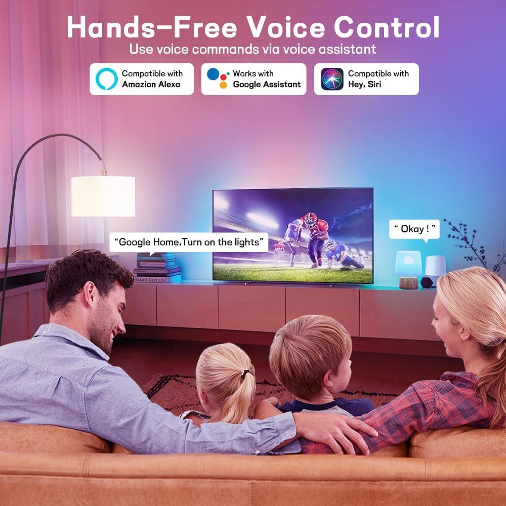 Bombillas LED Inteligentes BAOSKOMES A19 E26 9W 800 Lúmenes Paquete de 4