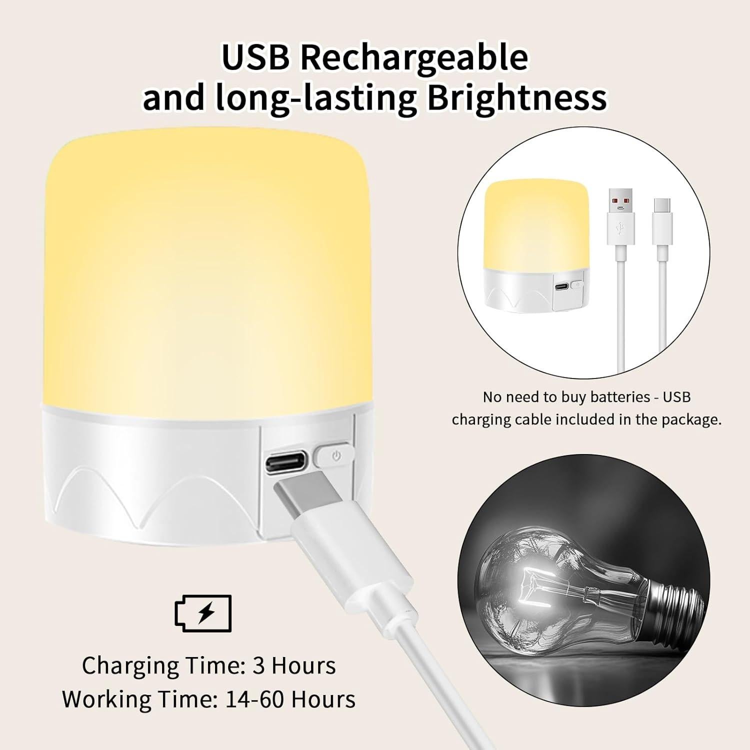 Bombilla Recargable E26 SijiMingyue 9W RGB con Control Remoto