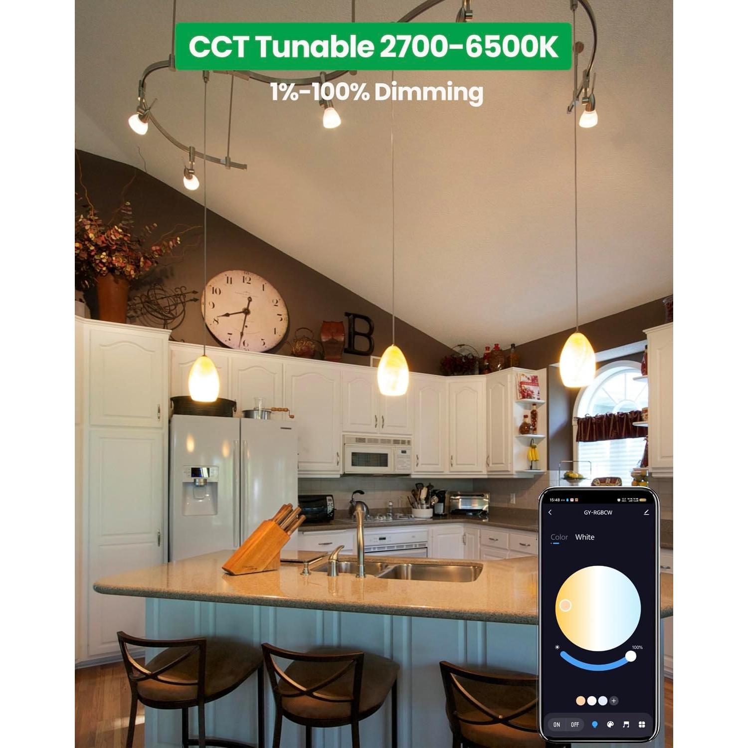 Bombillas LED MR16 Dimmable Smart WiFi Makergroup 12V RGB