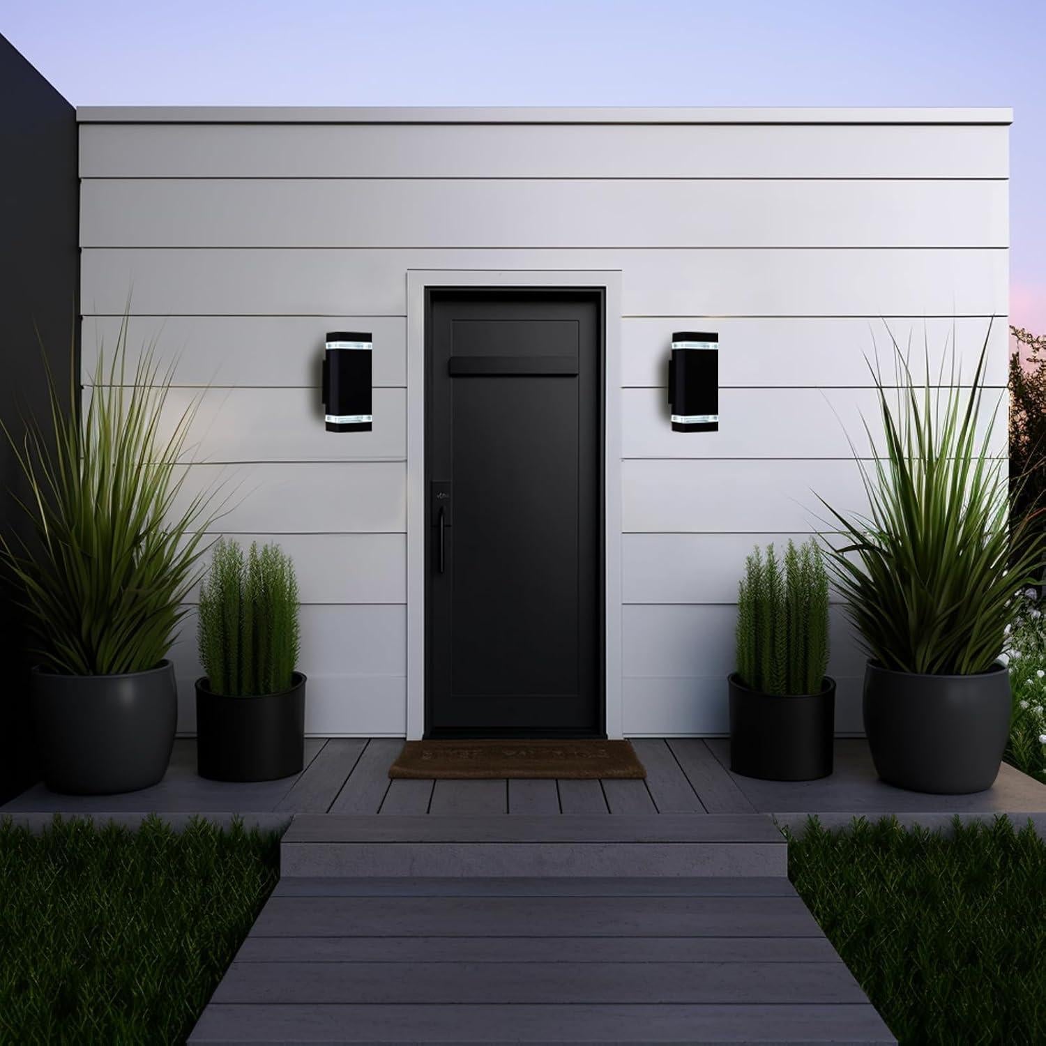 Luces de Pared Exteriores iYogaled 1200lm RGB-CCT IP65 (2 Pzs)