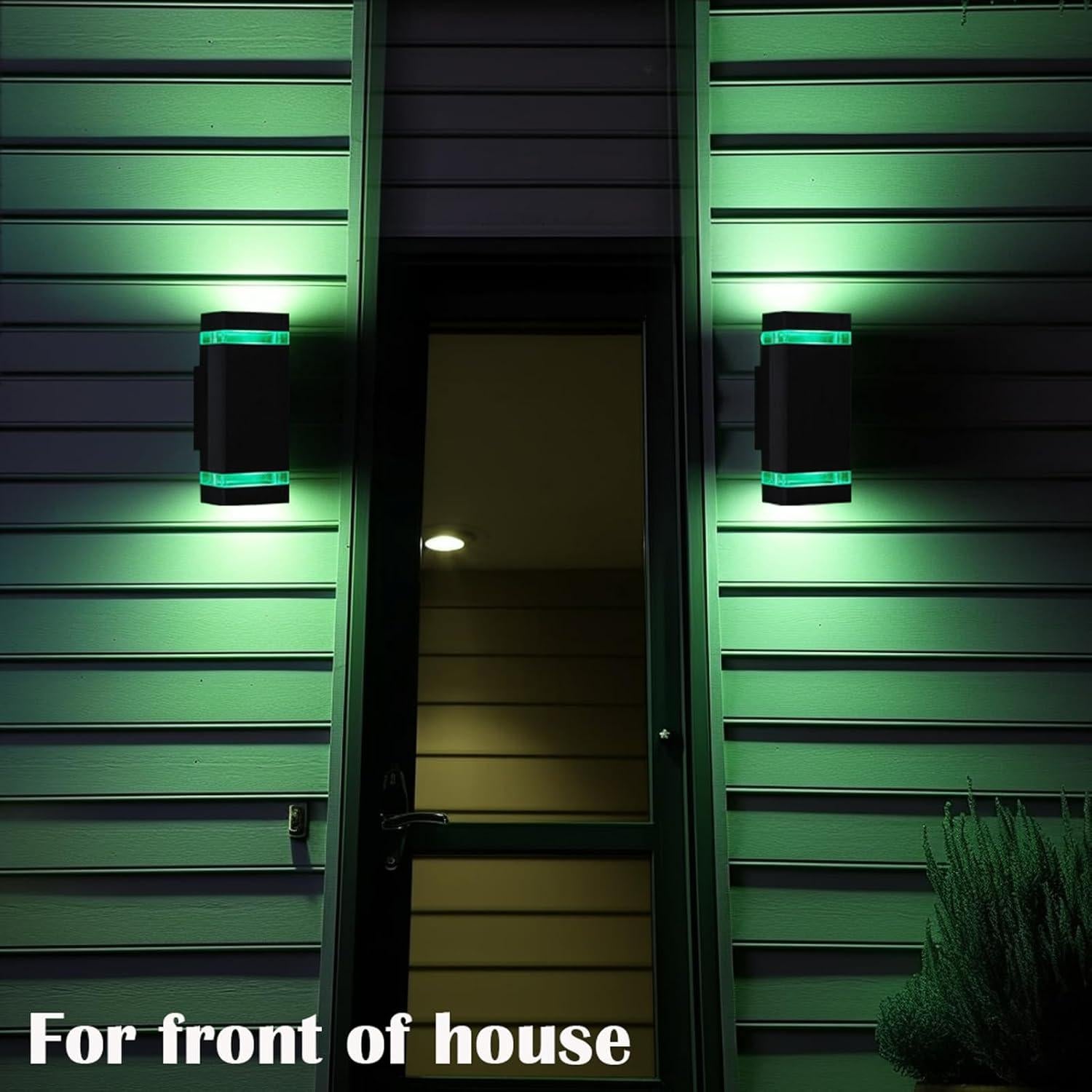 Luces de Pared Exteriores iYogaled 1200lm RGB-CCT IP65 (2 Pzs)