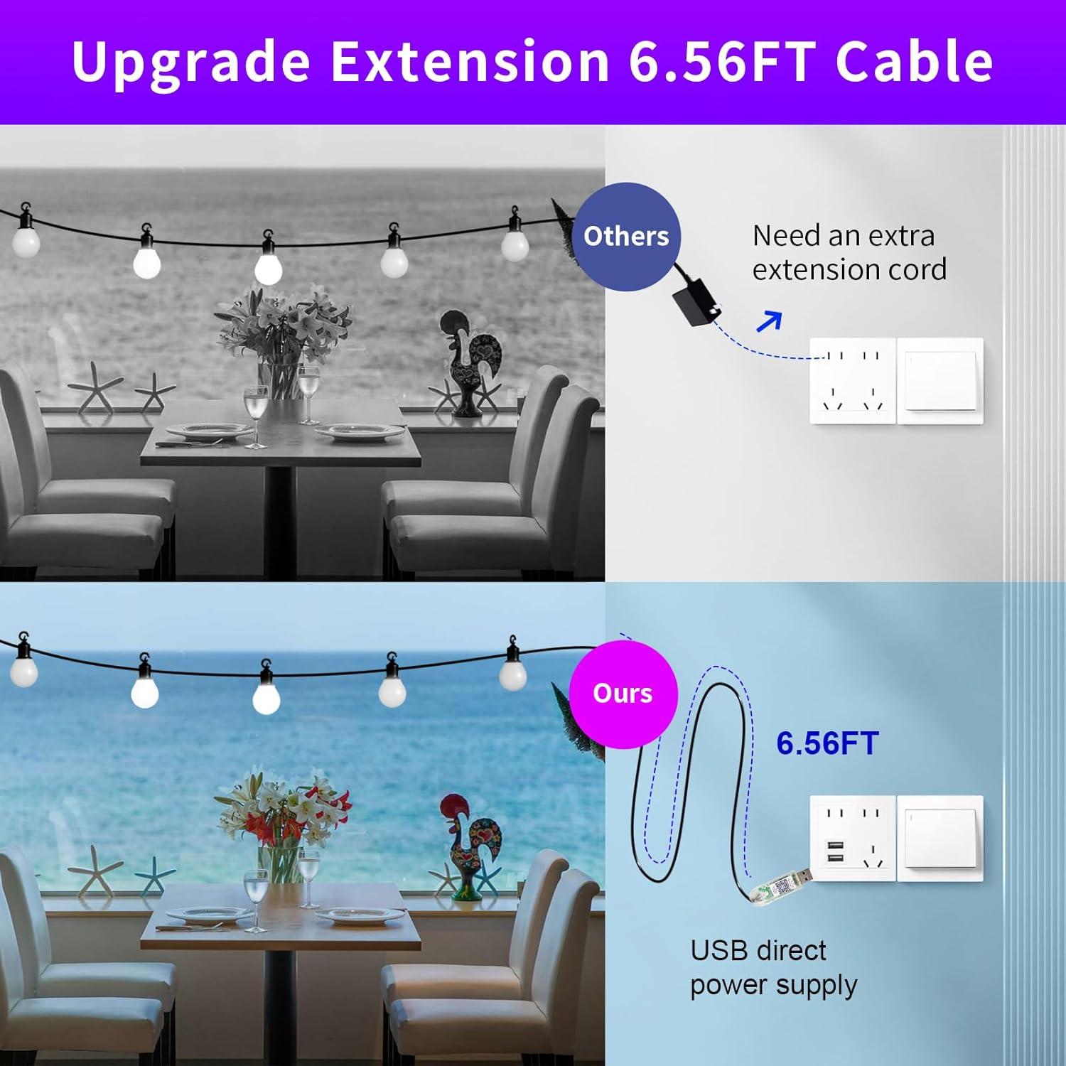 Luces de Cuerda Inteligentes VOLIVO 9.5m RGB 25 LED IP65