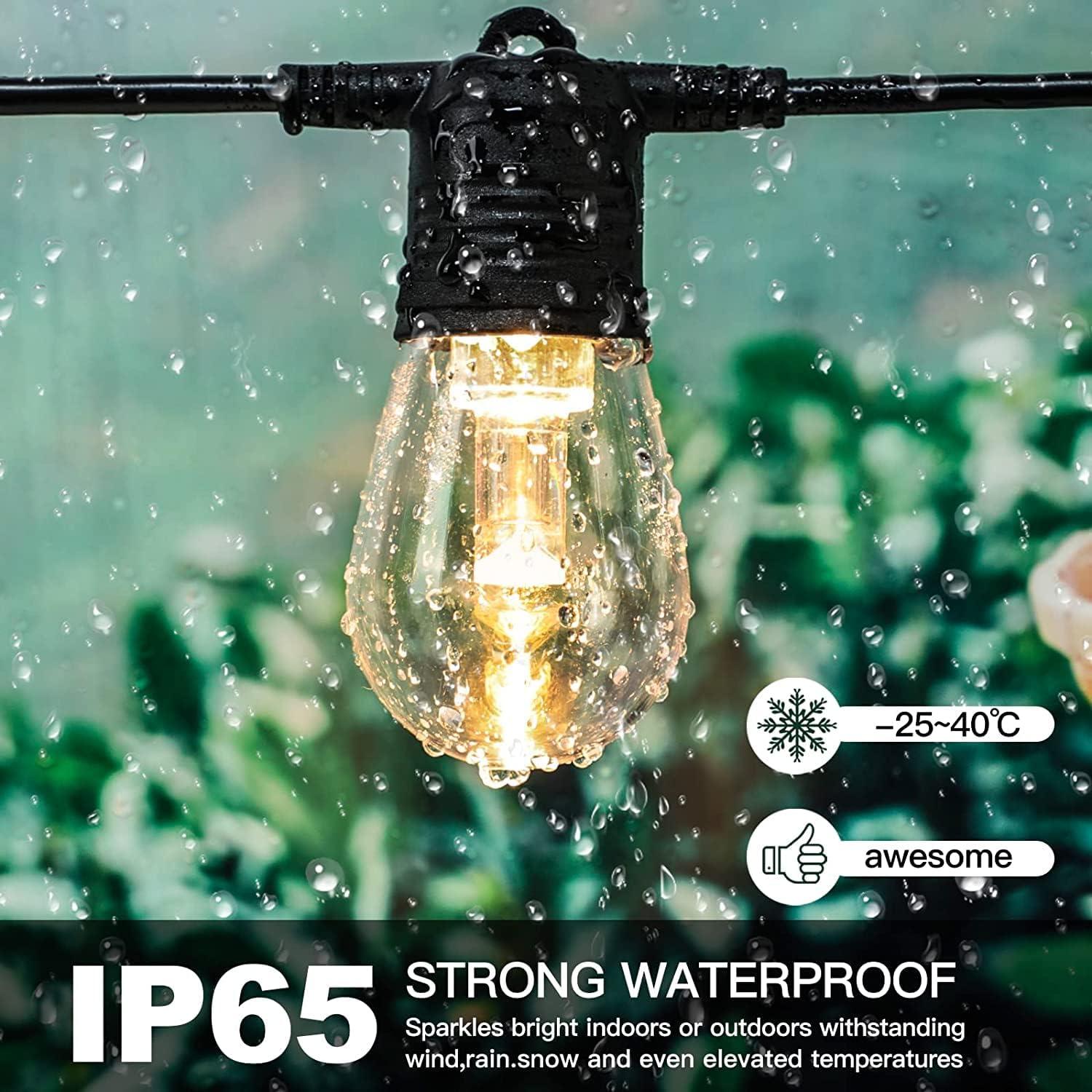 Luces de Cadena LED 30m Queker RGB Inteligentes con Control Remoto